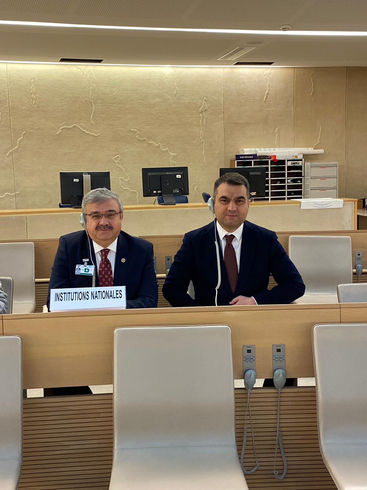 Mi̇lletveki̇li̇ Yurdunuseven, Bm İnsan Haklari Görüşmeleri̇ İçi̇n Cenevre’de