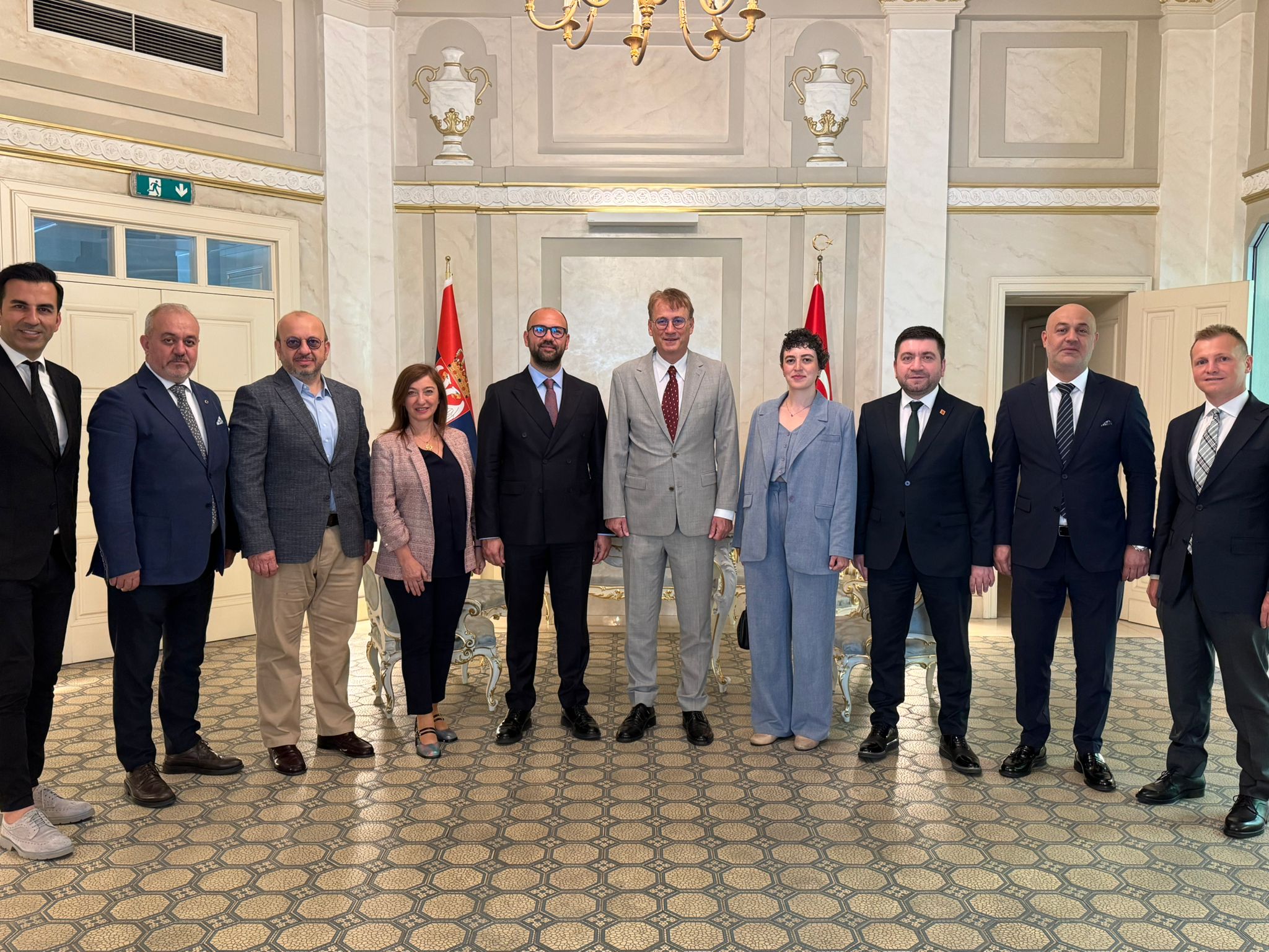 Afyonlu İş İnsani, Büyükelçi̇ Saygili İle Belgrad’da Buluştu1
