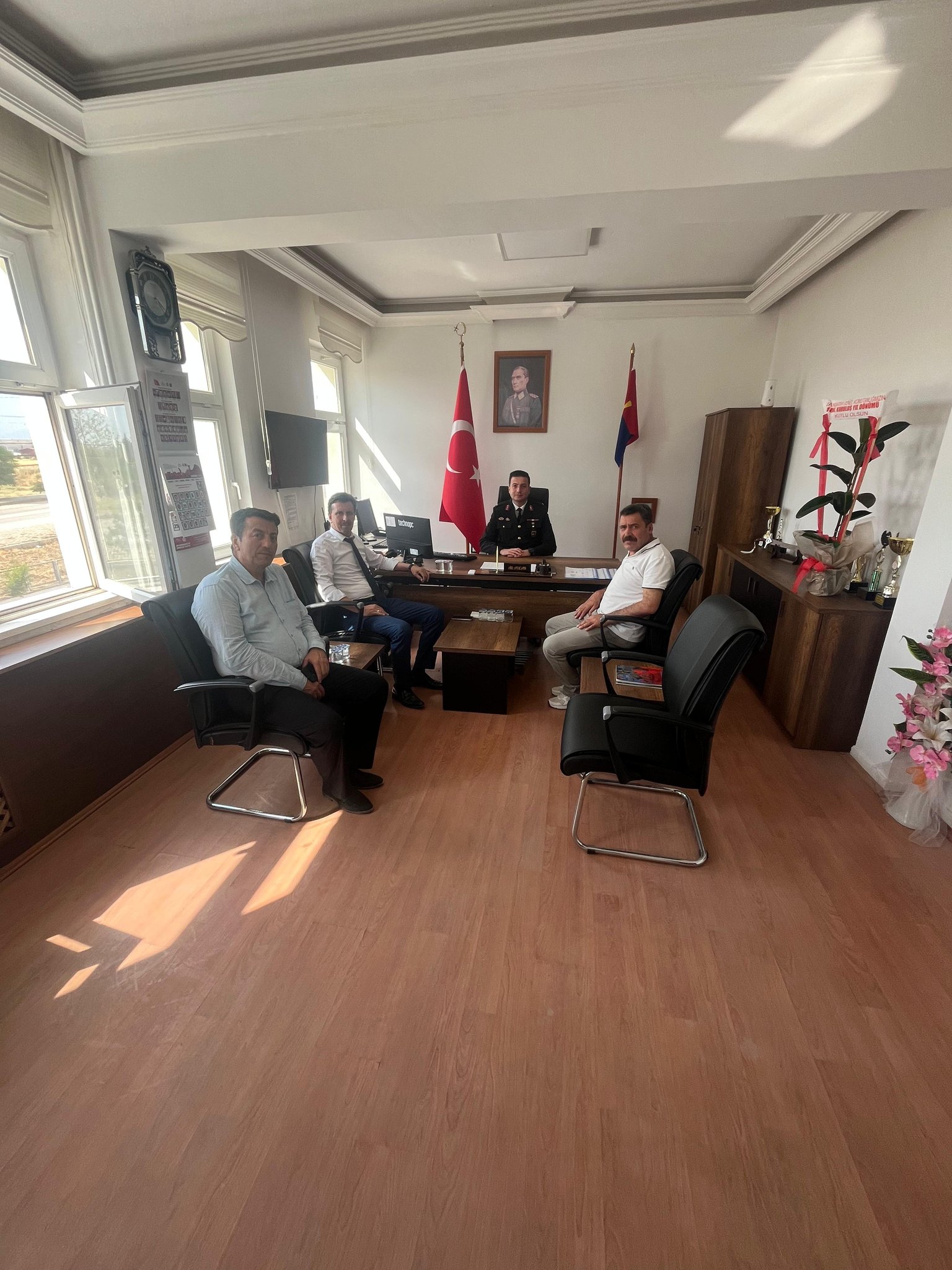 Başmakçi’dan Jandarma’ya 186. Yil Zi̇yareti̇
