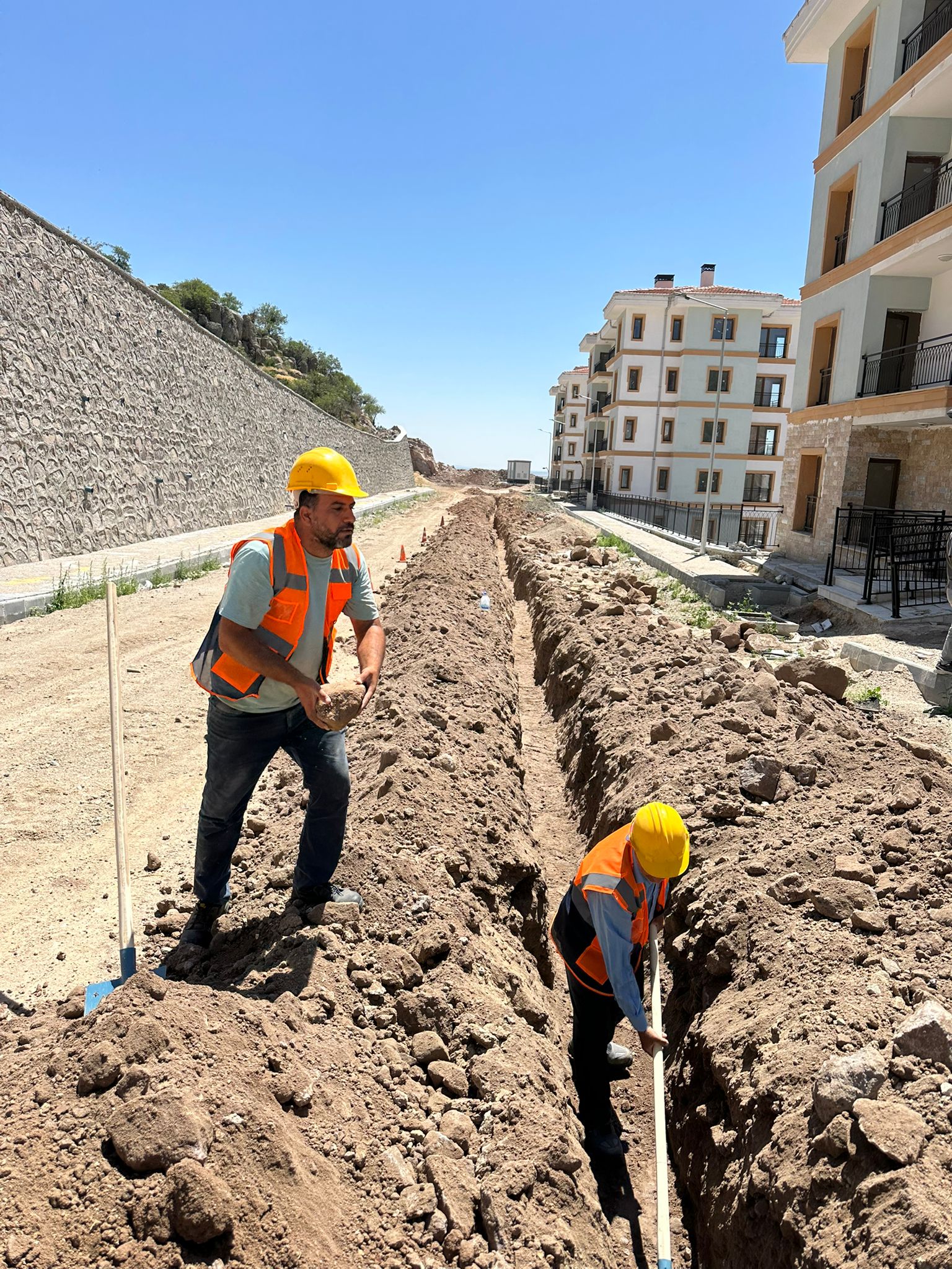Gökçe Toki̇'de Yeni̇ Dönem Doğalgaz Altyapisi Kuruluyor9
