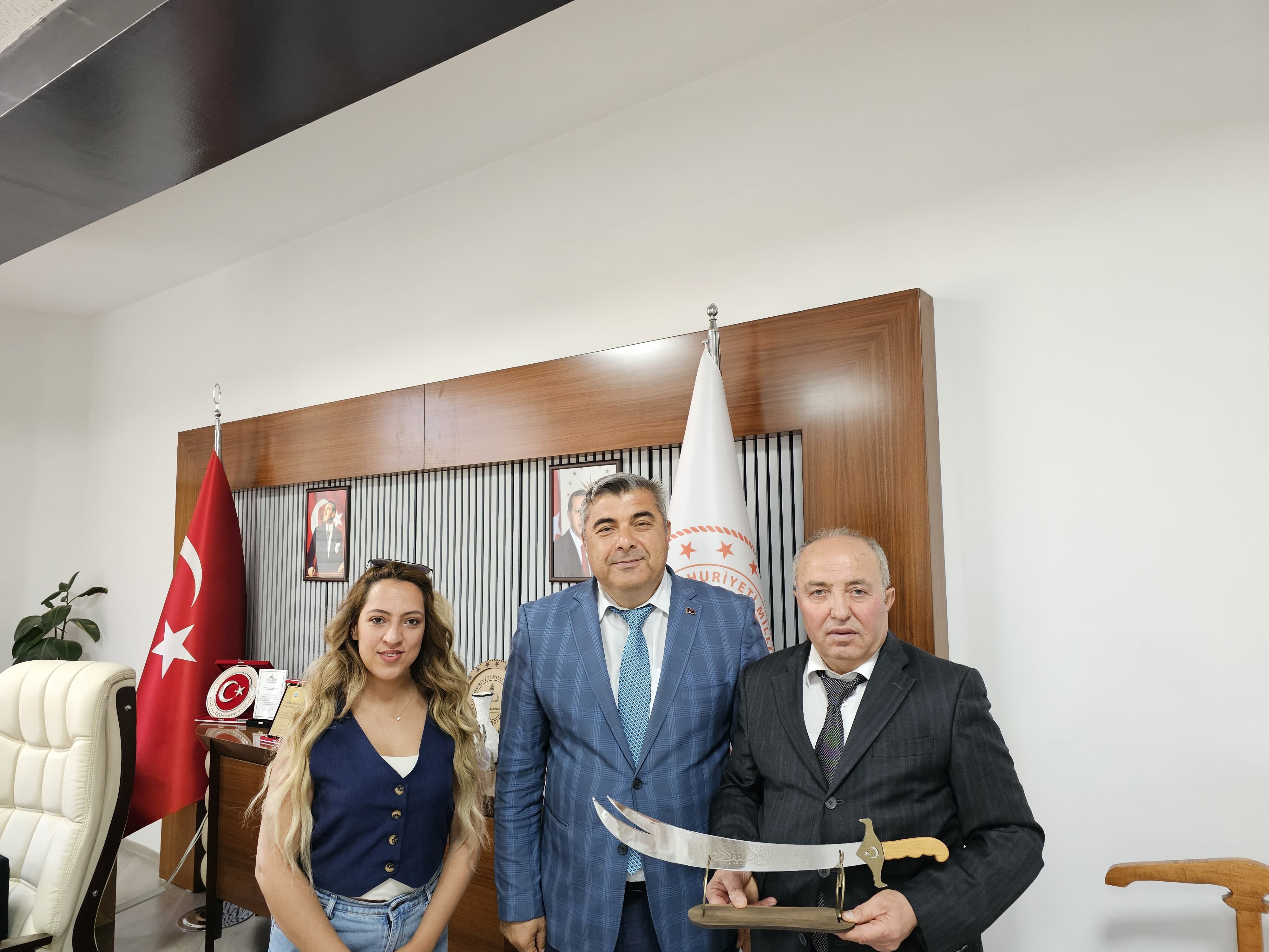 Haci Bektaş I Veli̇ Federasyonu’ndan Müdür Sünnetci̇’ye Zi̇yaret1