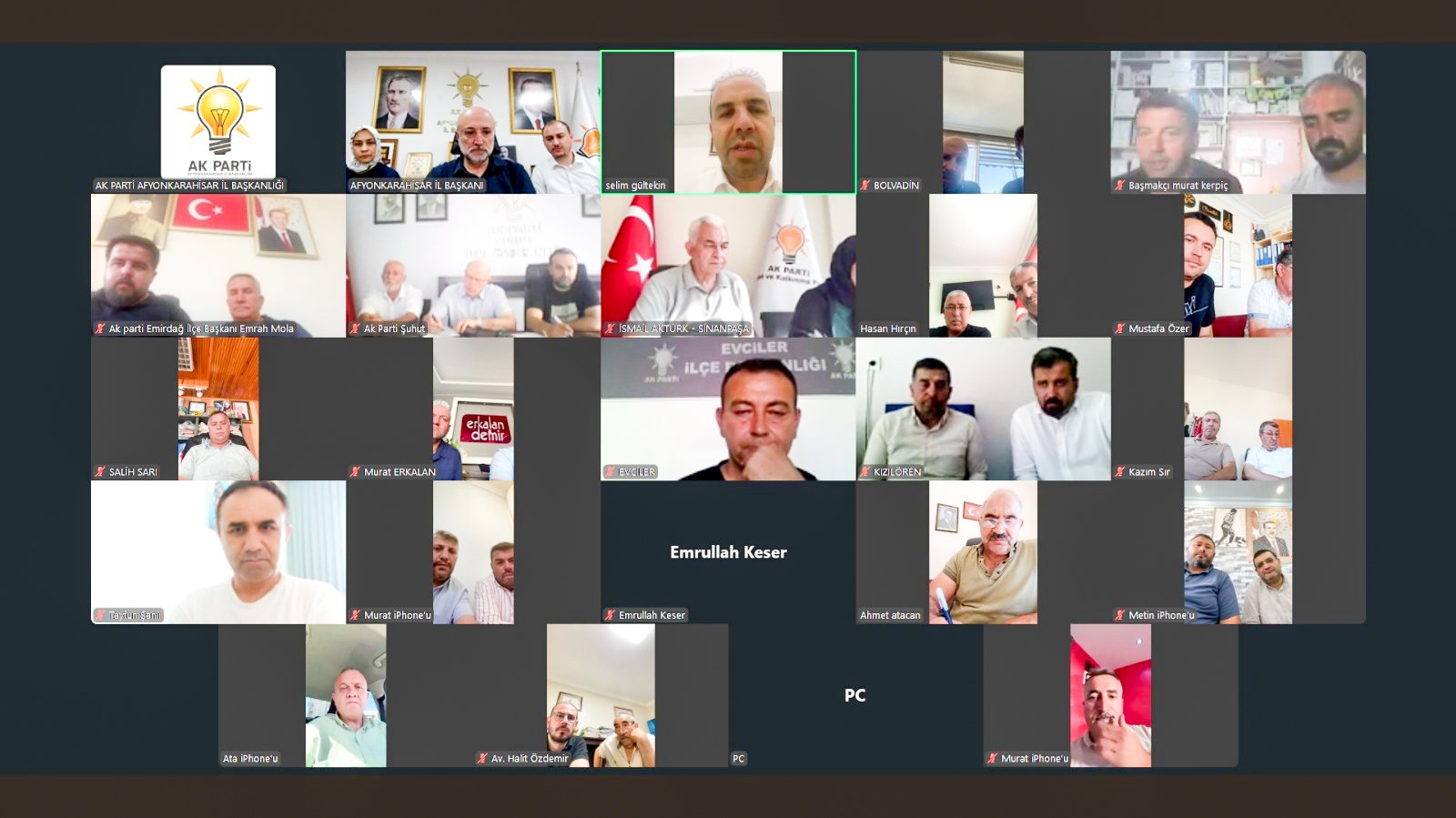 Ak Parti̇ Afyon’dan Di̇ji̇tal Teşki̇lat Toplantisi (2)