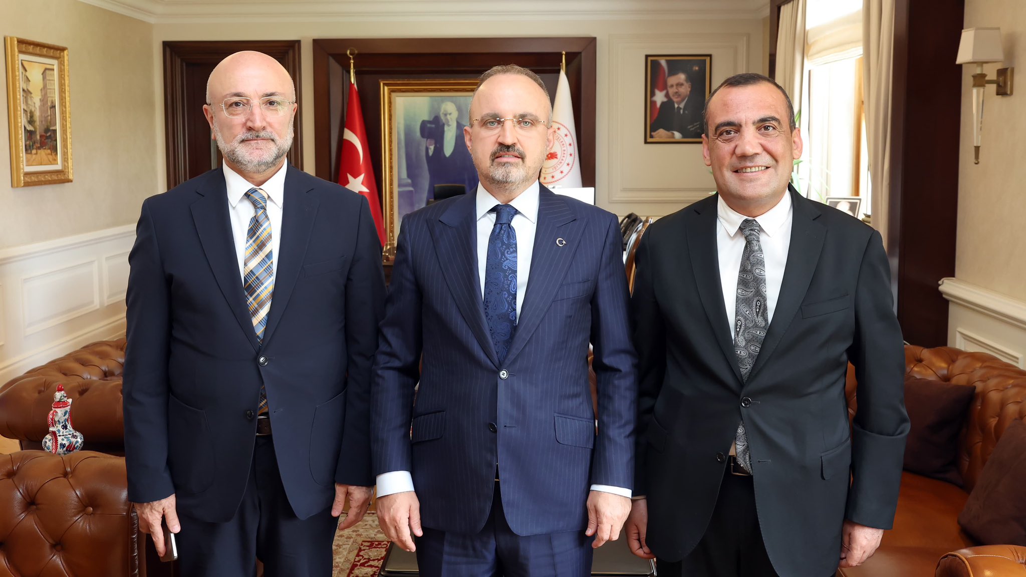 Başkanı Şahin'den Bakan Yardımcısı Turan’a Ziyaret
