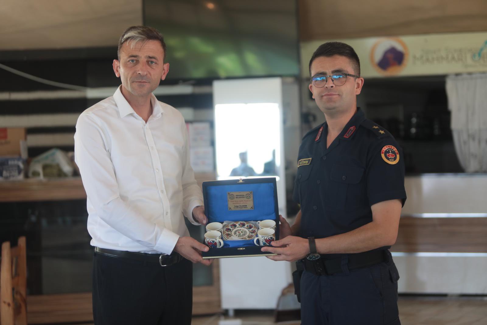 İlçe Jandarma Komutanu Si̇nanpaşa’ya Veda Etti̇ 1