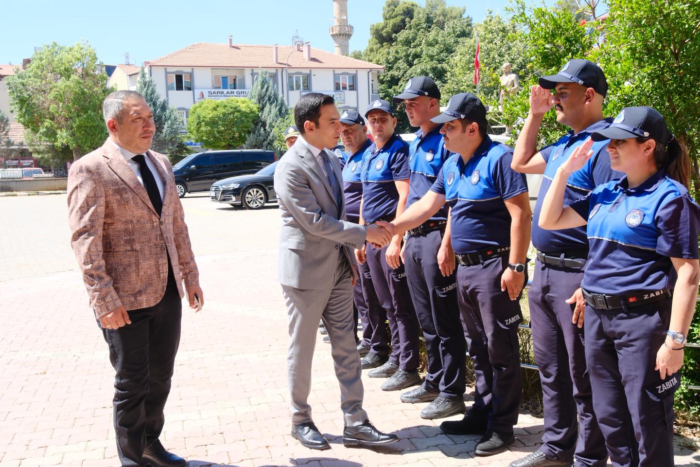 Kaymakam Uğuz'dan Başkan Topçu’ya İade İ Zi̇yaret (1)