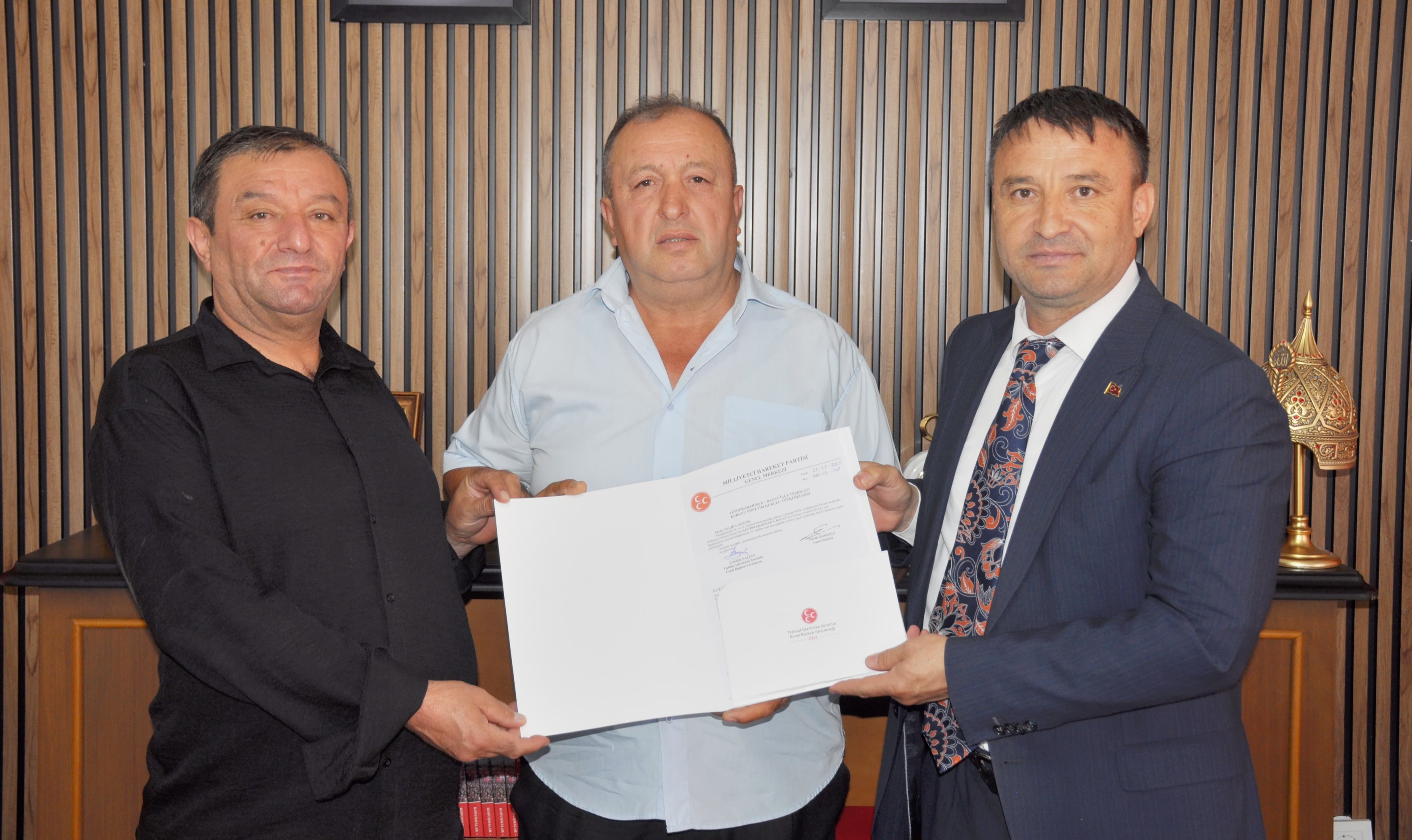 Mhp Afyon Teşki̇latinda Üç İlçede Bayrak Deği̇şi̇mi̇ (5)