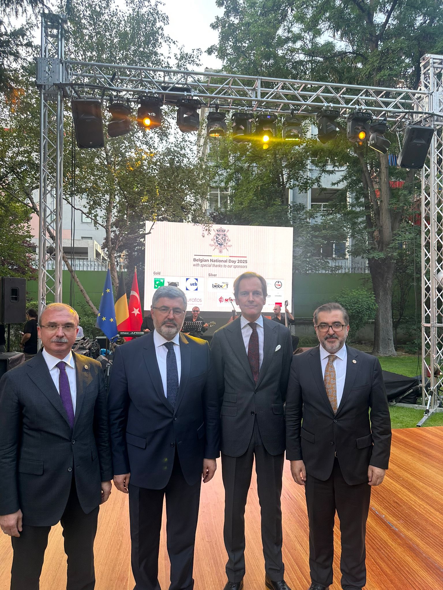 Mi̇lletveki̇li̇ Özkaya, Belçi̇ka Ulusal Günü Resepsi̇yonunda