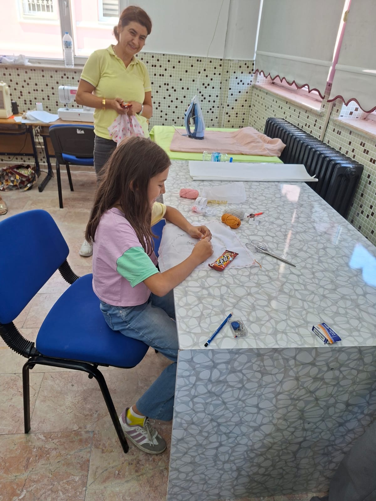 Müdür Sünnetci̇ Yaz Kurslarini Zi̇yaret Etti̇ (1)