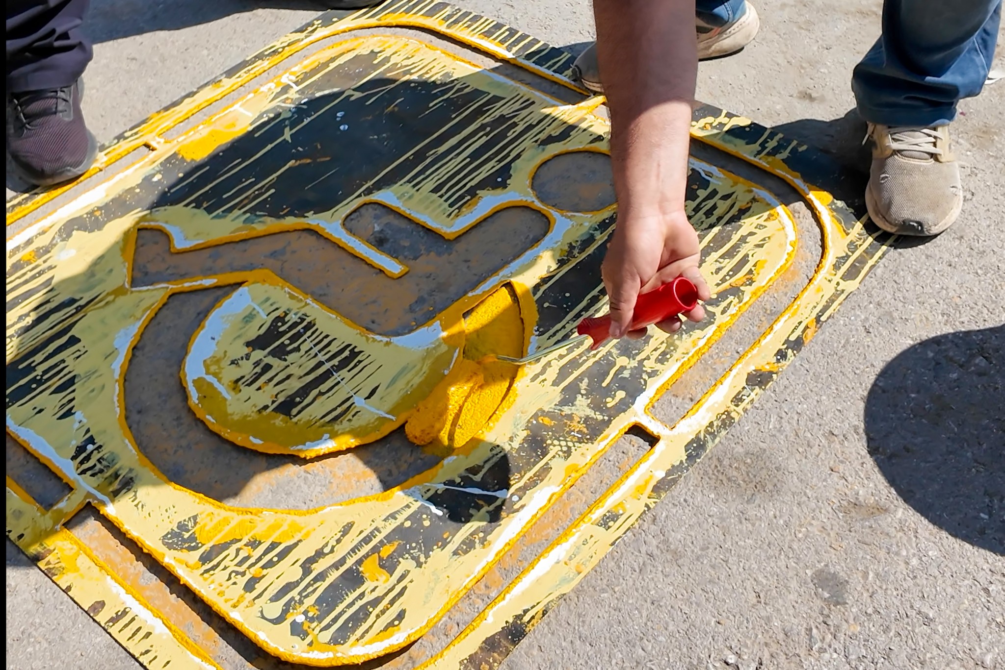 Sandıklı’da Trafikte Görünürlük Arttı Çizgiler Yenilendi (3)