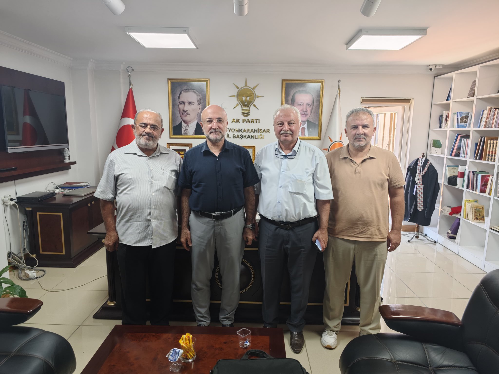 Stk Temsi̇lci̇leri̇ Başkan Şahi̇n’i̇ Zi̇yaret Etti̇