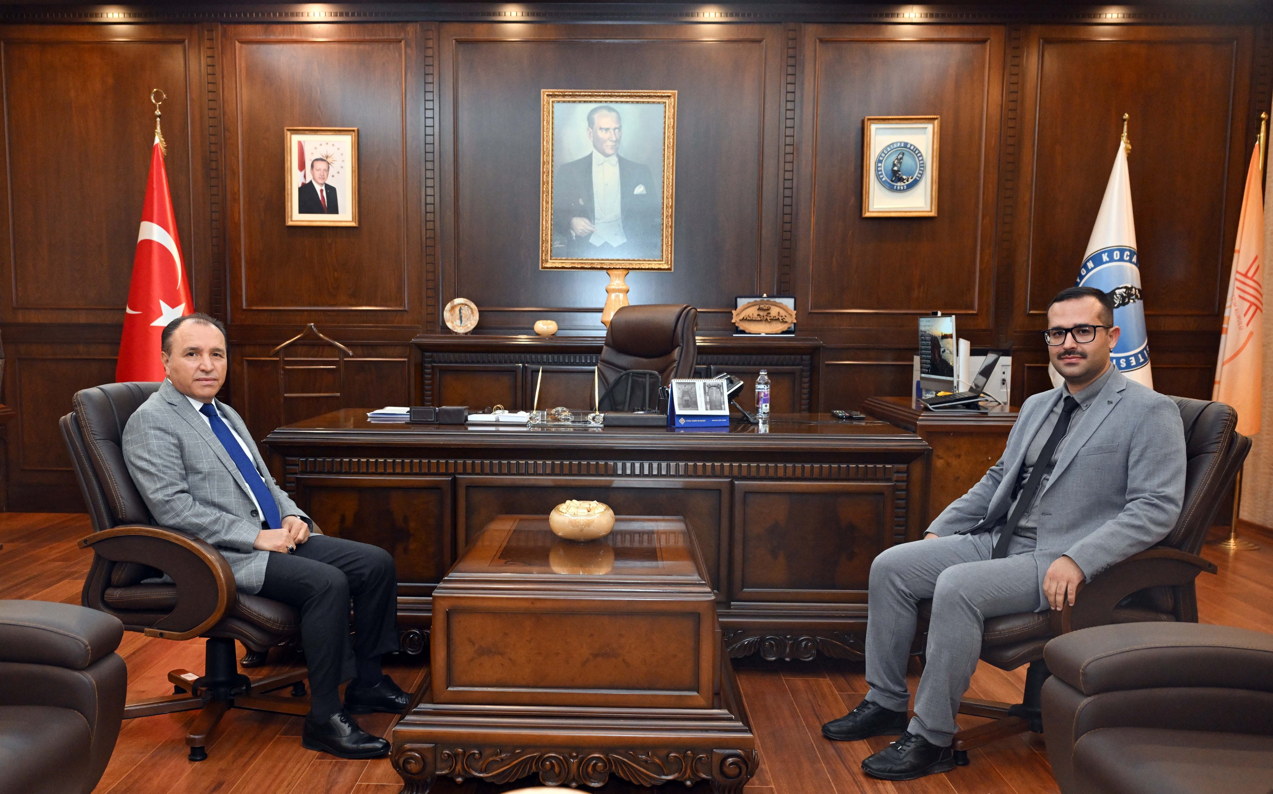 Yeni̇ Kosgeb İl Müdürü, Rektör Karakaş’i Zi̇yaret Etti̇