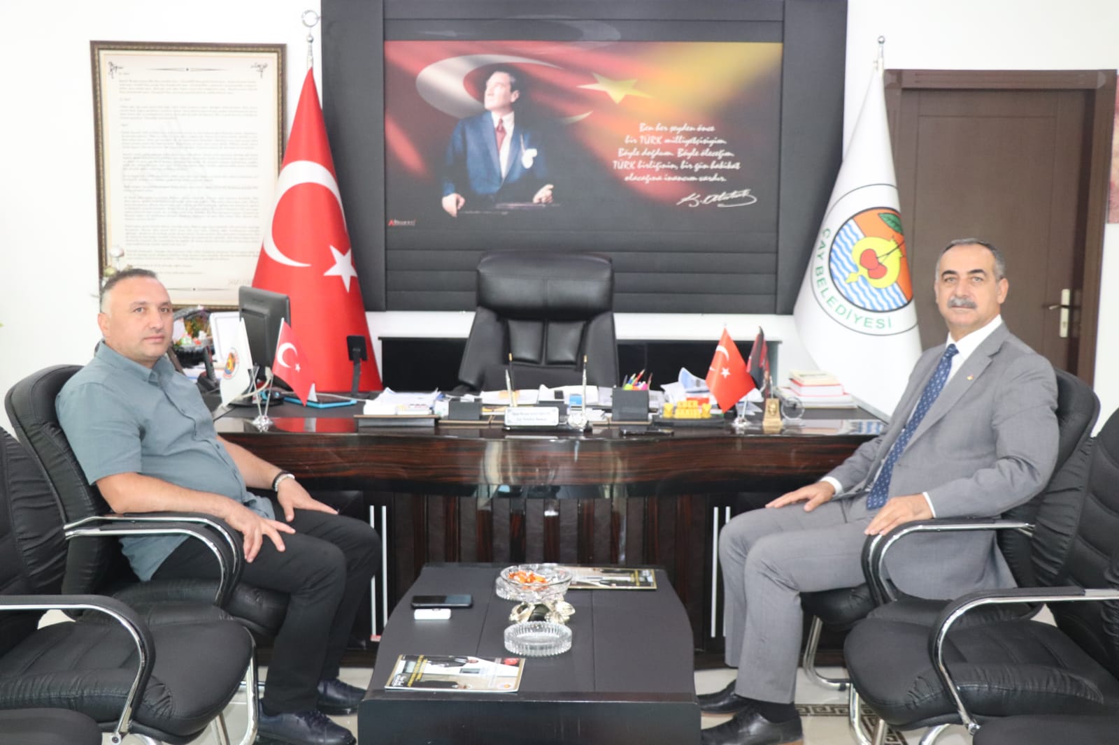 Atso Mecli̇s Başkani Çeli̇kten, Çay’da Bi̇r Di̇zi̇ Zi̇yarette Bulundu (3)