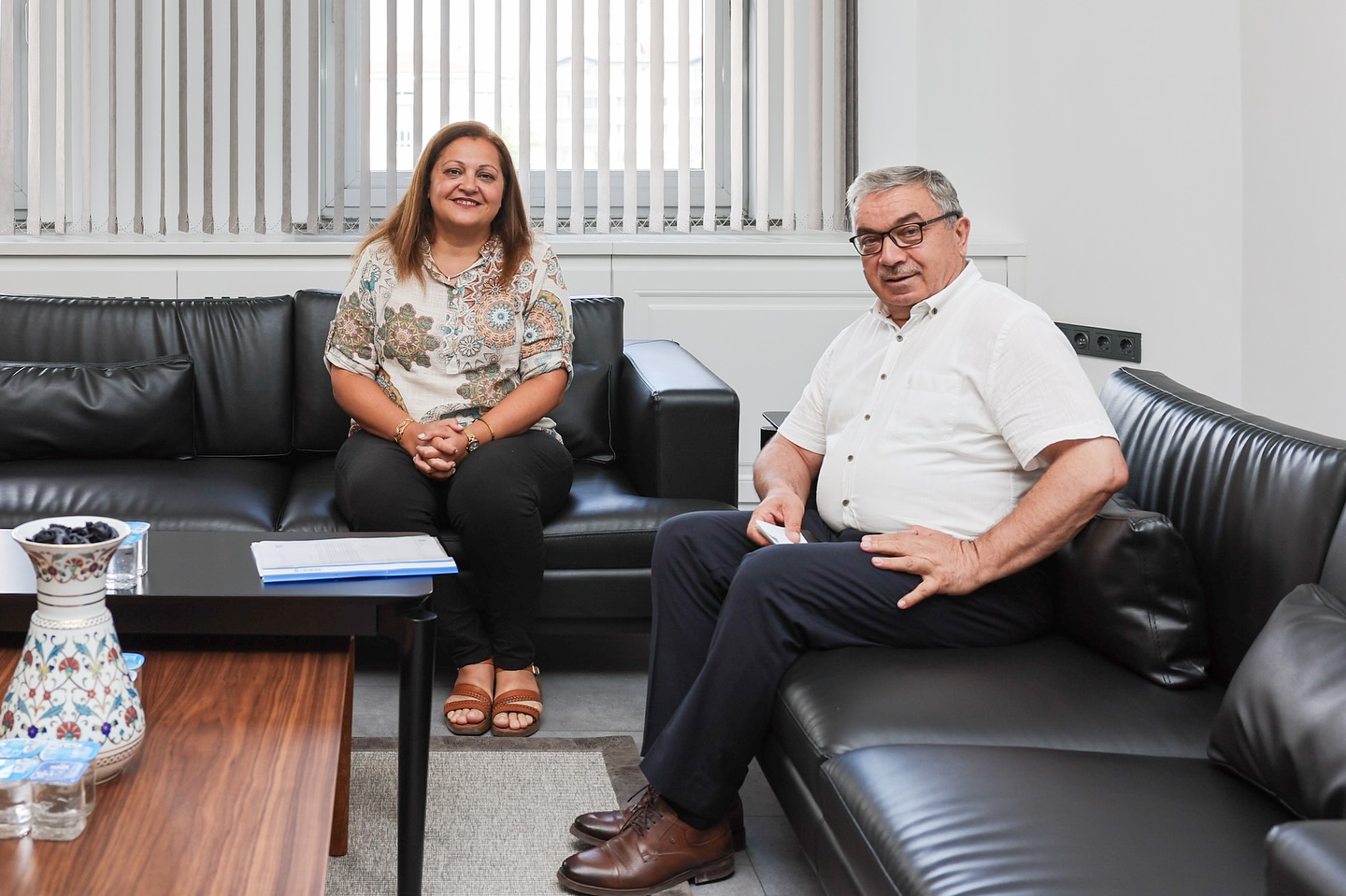 Başkan Köksal Şuhut Beledi̇ye Başkani Özaşkin İle Görüştü (2)