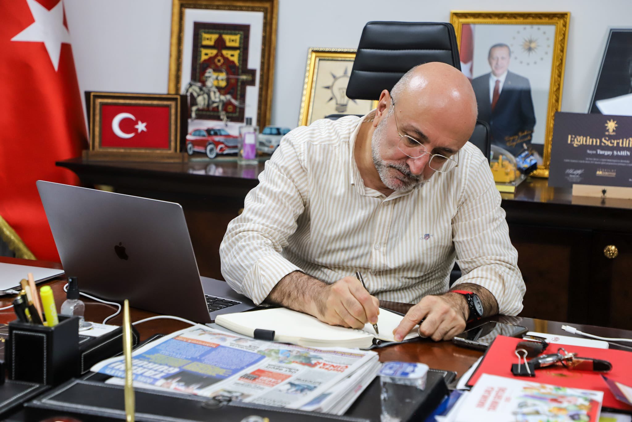Başkan Şahi̇n, Vi̇deo Konferansla İsti̇şarelerde Bulundu (2)