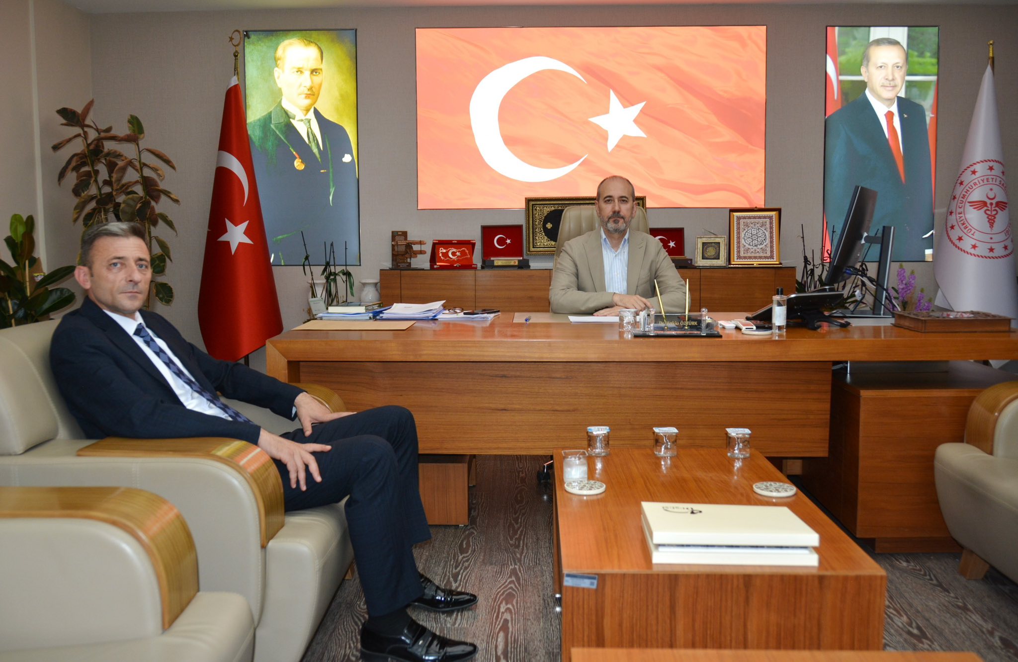 Başkan Tolga Yildirim’dan Hayirli Olsun Zi̇yareti̇.,.,