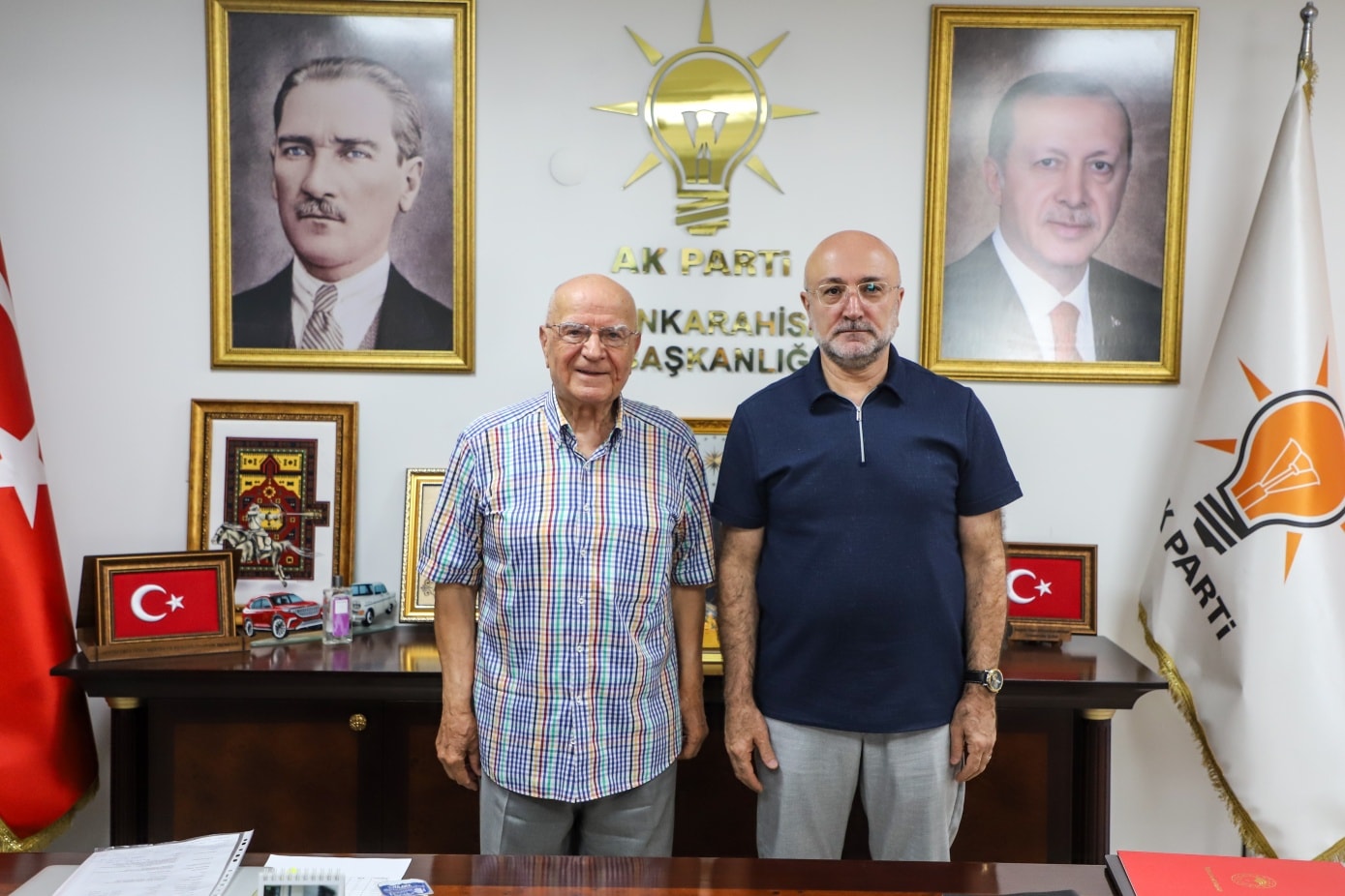 İl Başkani Şahi̇n’e Öneme Zi̇yaret 1
