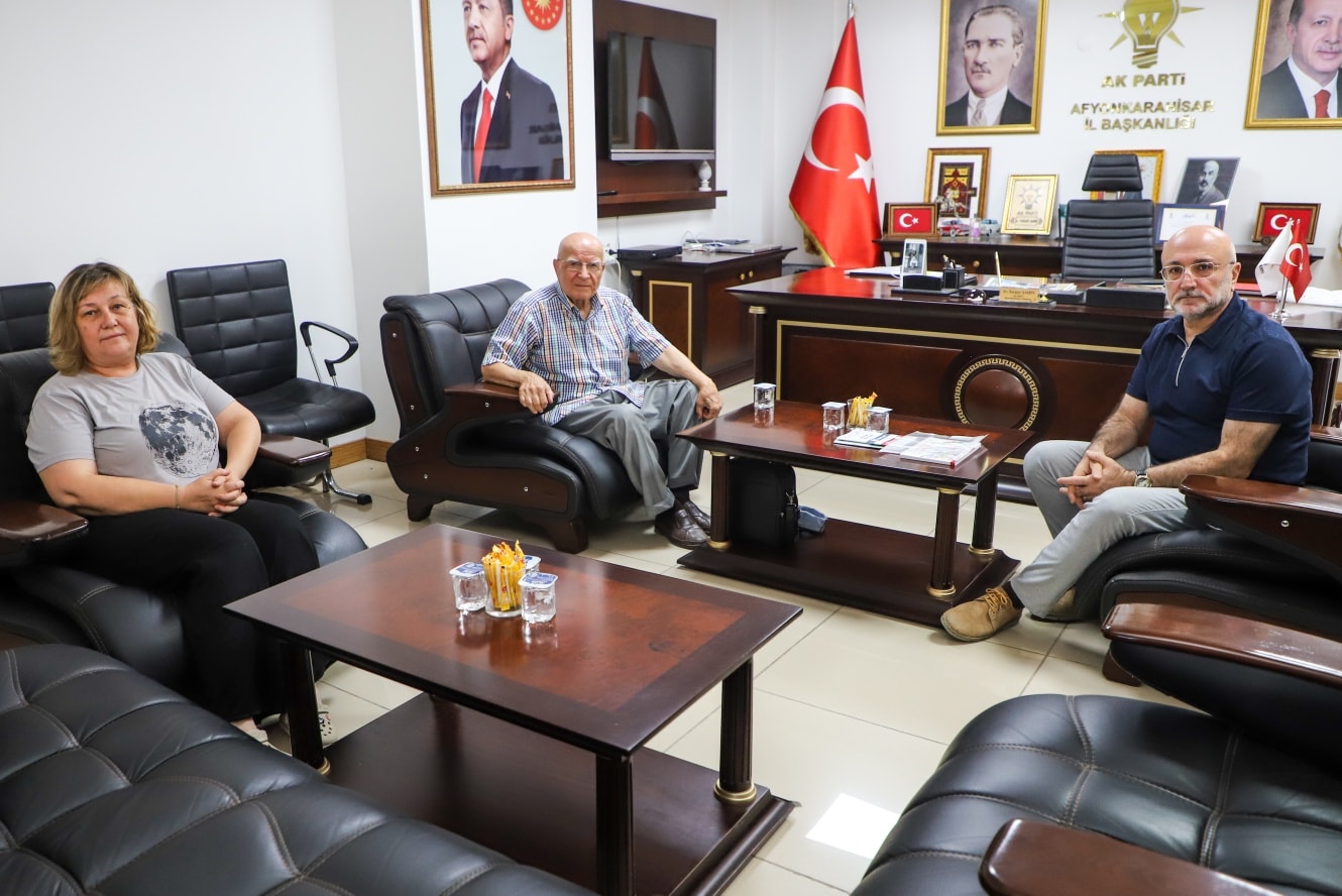 İl Başkani Şahi̇n’e Öneme Zi̇yaret 2