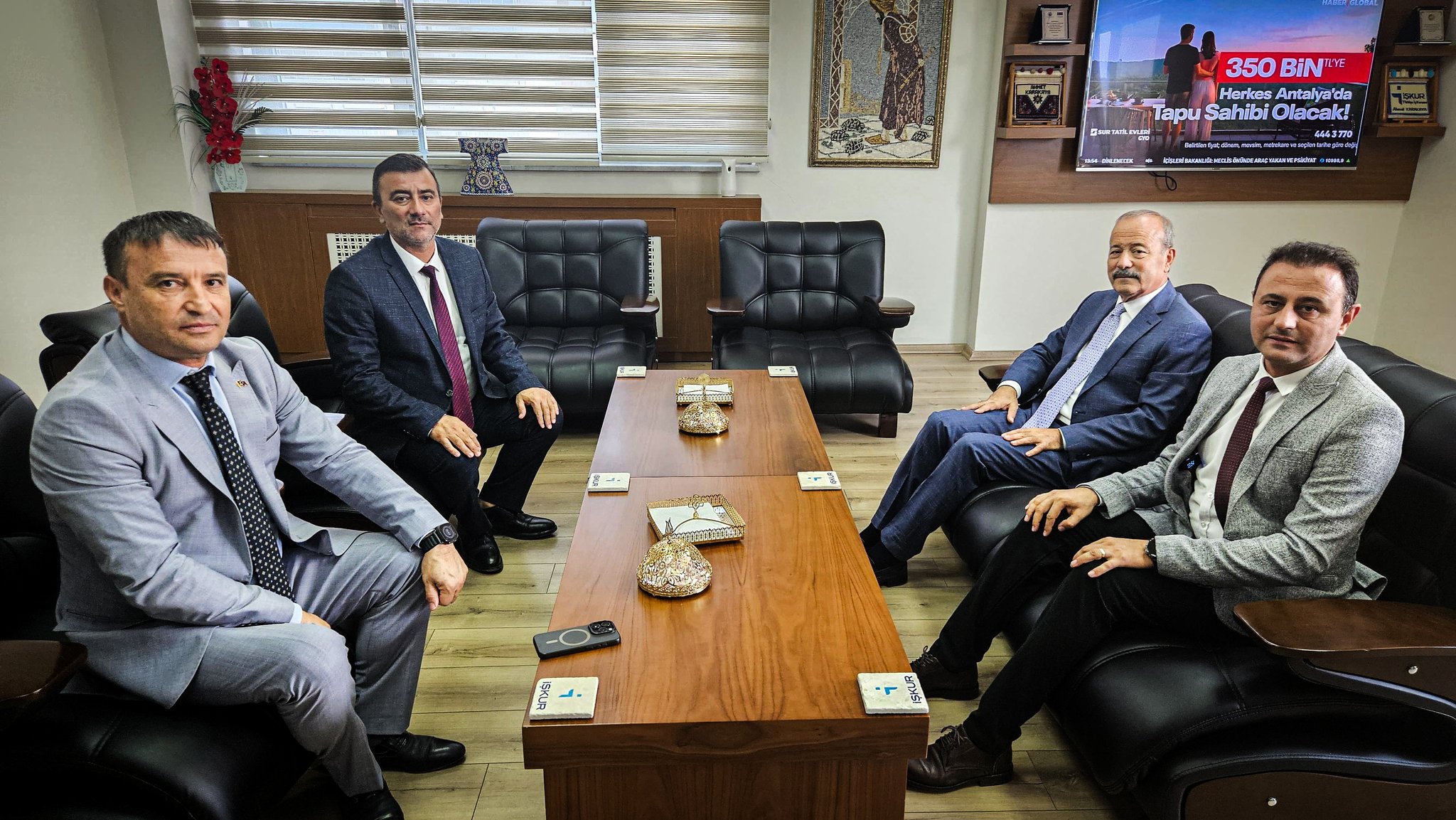 Mhp Afyonkarahi̇sar’dan İşkur’a Zi̇yaret Ve Teşekkür (2)