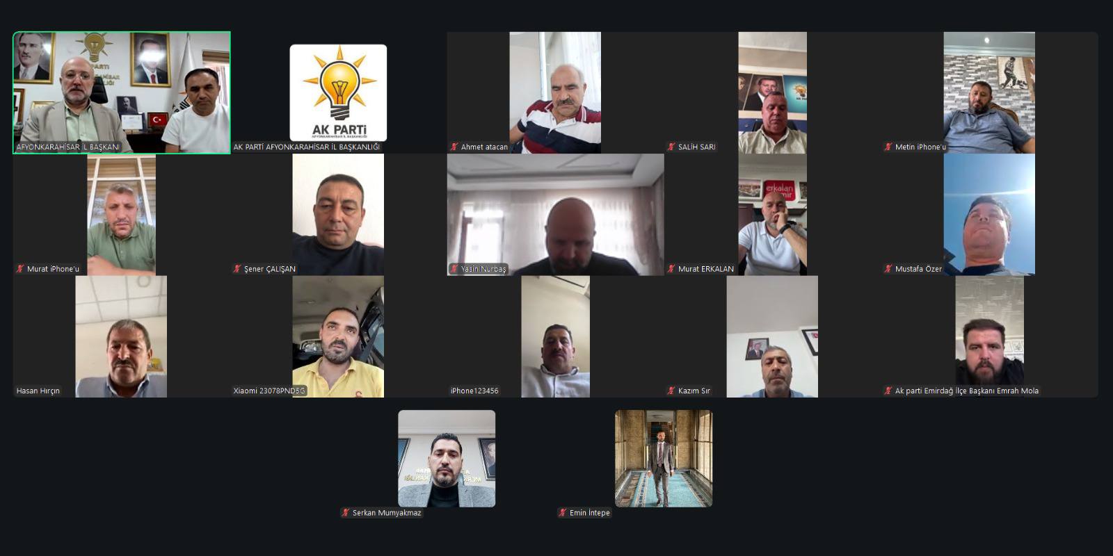 Program Sonrasi İlçe Başkanlariyla İlk Temas 2