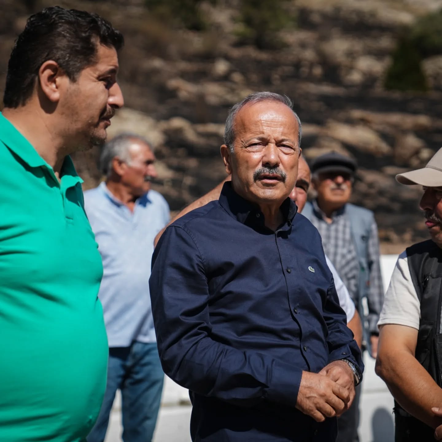 Taytak, Kemerkaya’daki Yangın Alanında İncelemelerde Bulundu (2)