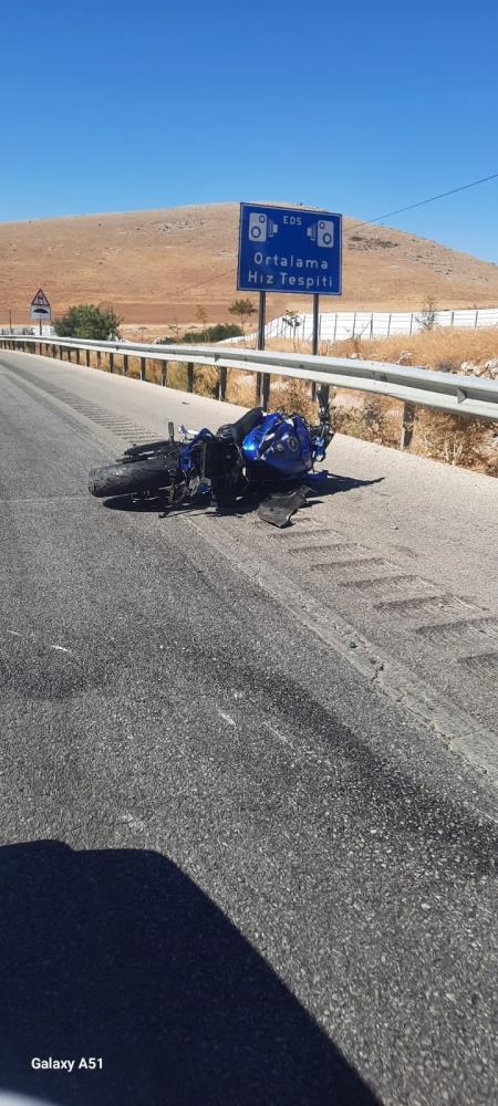 Afyon’da Motosi̇klet Kazasi Sürücü Yoğun Bakimda 2