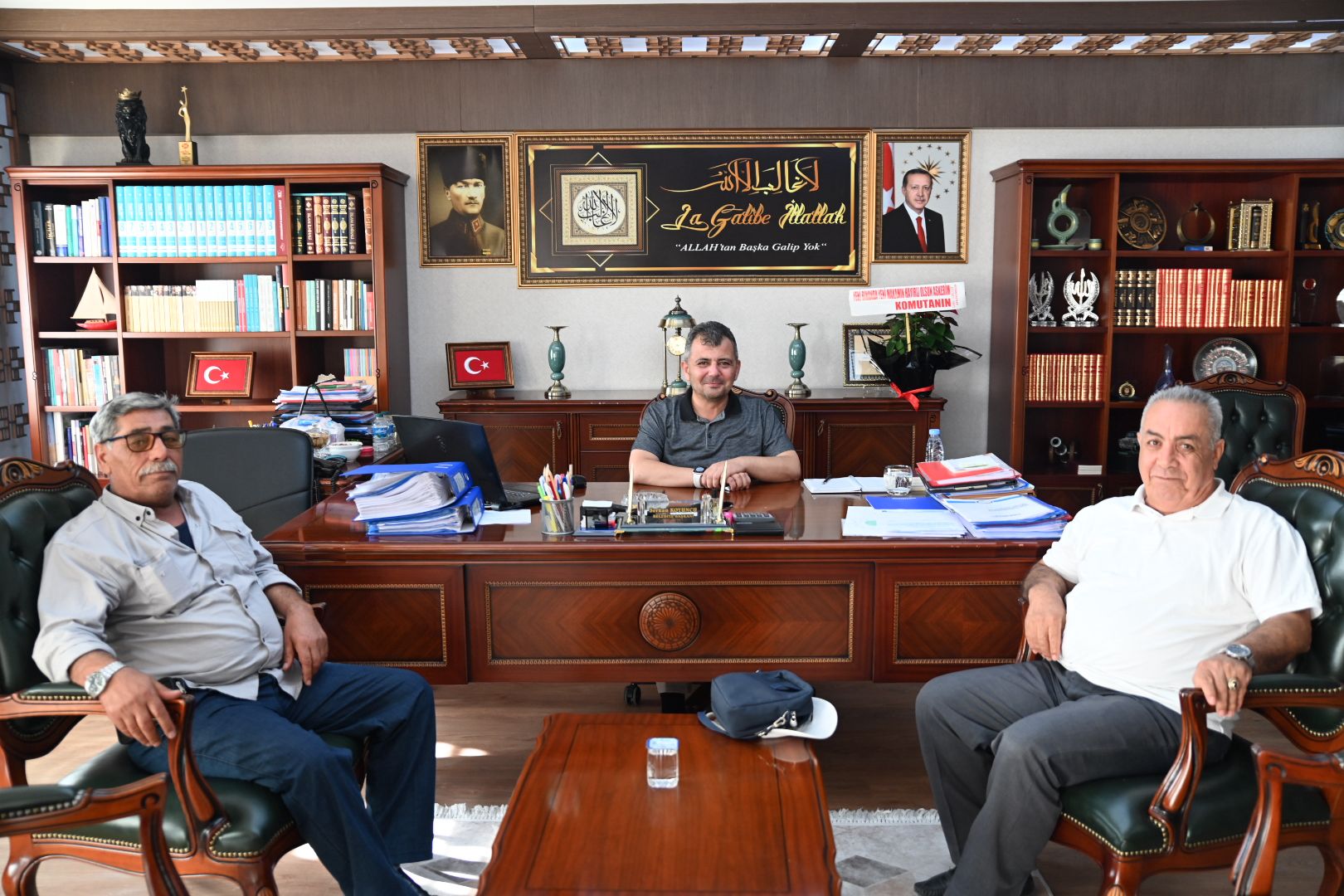 Başkan Koyuncu, Aşaği Pi̇ri̇beyli̇ Derneği̇ Temsi̇lci̇leri̇ni̇ Kabul Etti̇-1