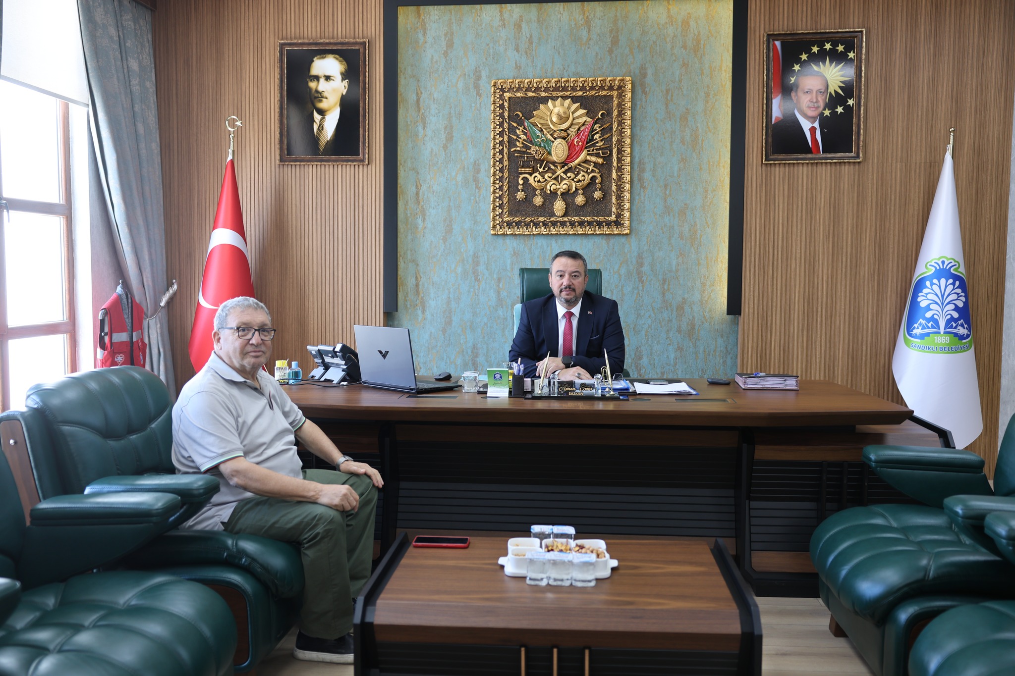 Başkan Öztaş, Medya Ve Spor Temsi̇lci̇si̇ni̇ Ağirladi