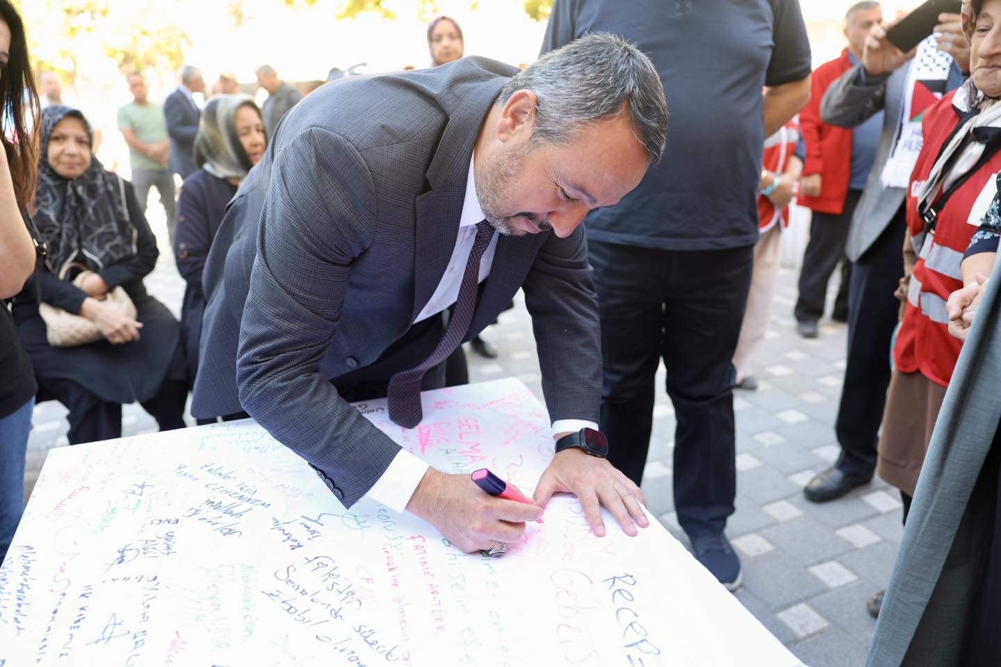 Başkan Öztaş’tan Gazze’ye Destek Mesaji (1)