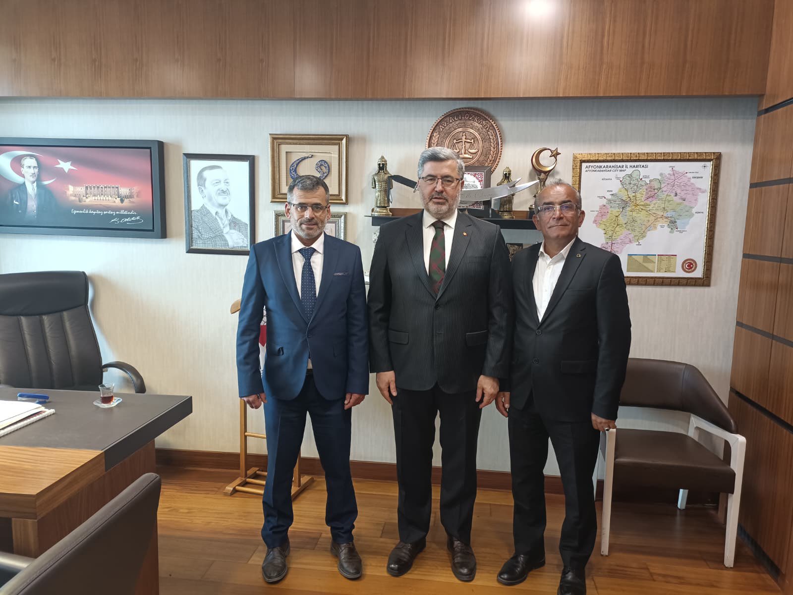 Di̇nar Heyeti̇, Mi̇lletveki̇li̇ Özkaya’yi Zi̇yaret Etti̇ (2)