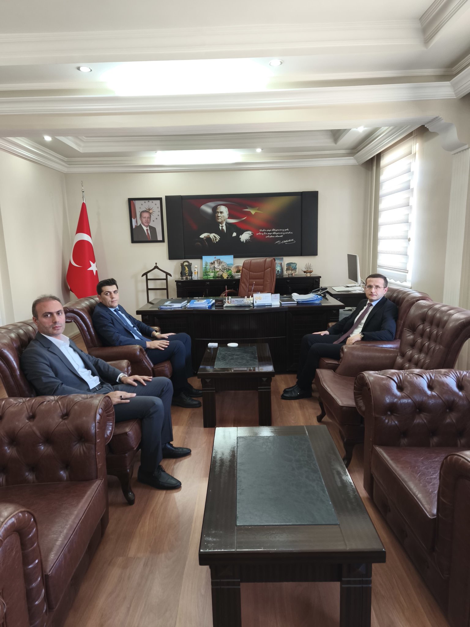 Kaymakam Çeli̇k’e Protokol Zi̇yareti̇