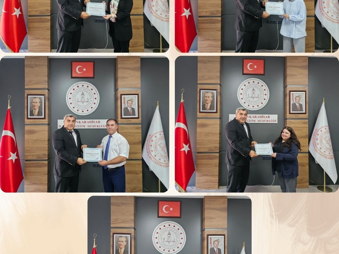 Müdür Sünnetci̇’den İsg Ve Özel Öğreti̇m Personeli̇ne Teşekkür Belgesi̇ (1)