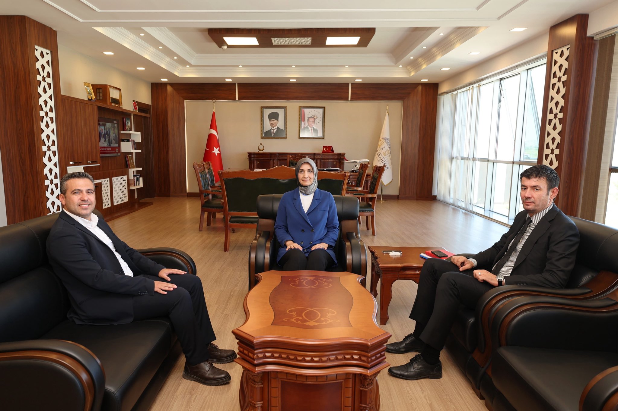 Vali̇ Yi̇ği̇tbaşi, Ayranci Ve Güder İle Bi̇r Araya Geldi̇
