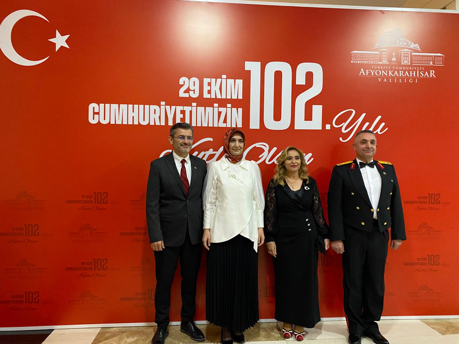 Afyonkarahi̇sar’da İl Protokolü Cumhuri̇yet Resepsi̇yonunda Buluştu 4