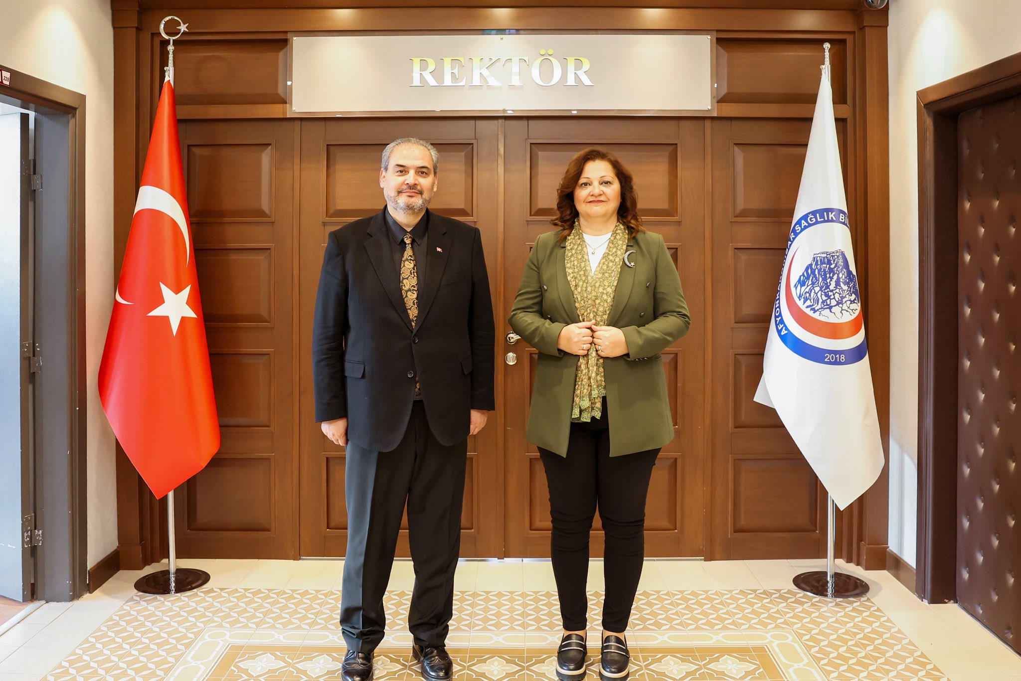 Başkan Köksal’dan Rektör Aslan’a Nezaket Zi̇yareti̇ (2)