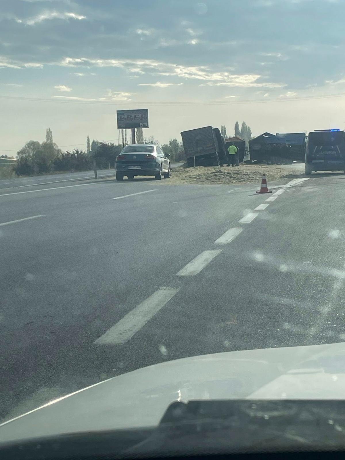 Çay Eber’de Korkutan Kaza 1