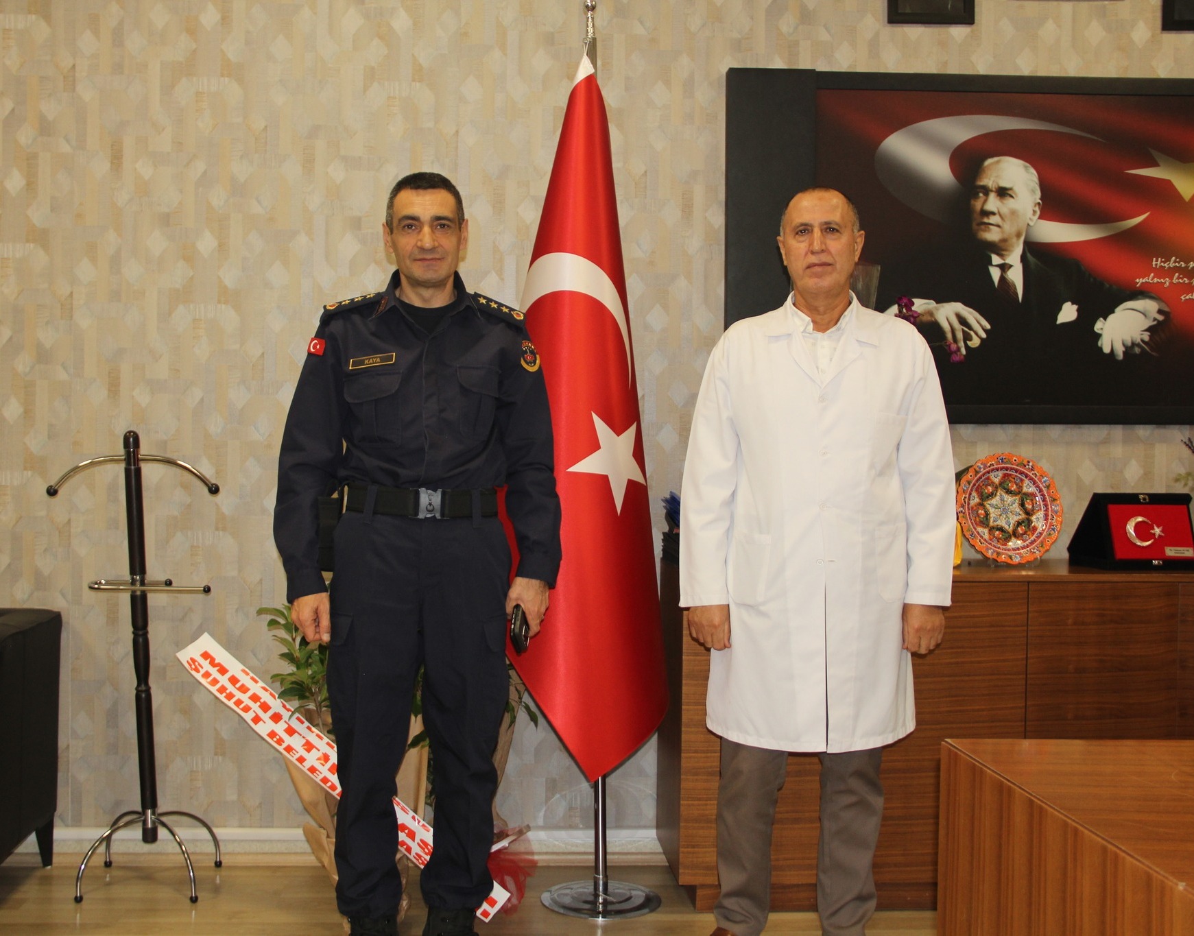 İl Jandarma Komutani’ndan Başheki̇me Zi̇yaret (2)