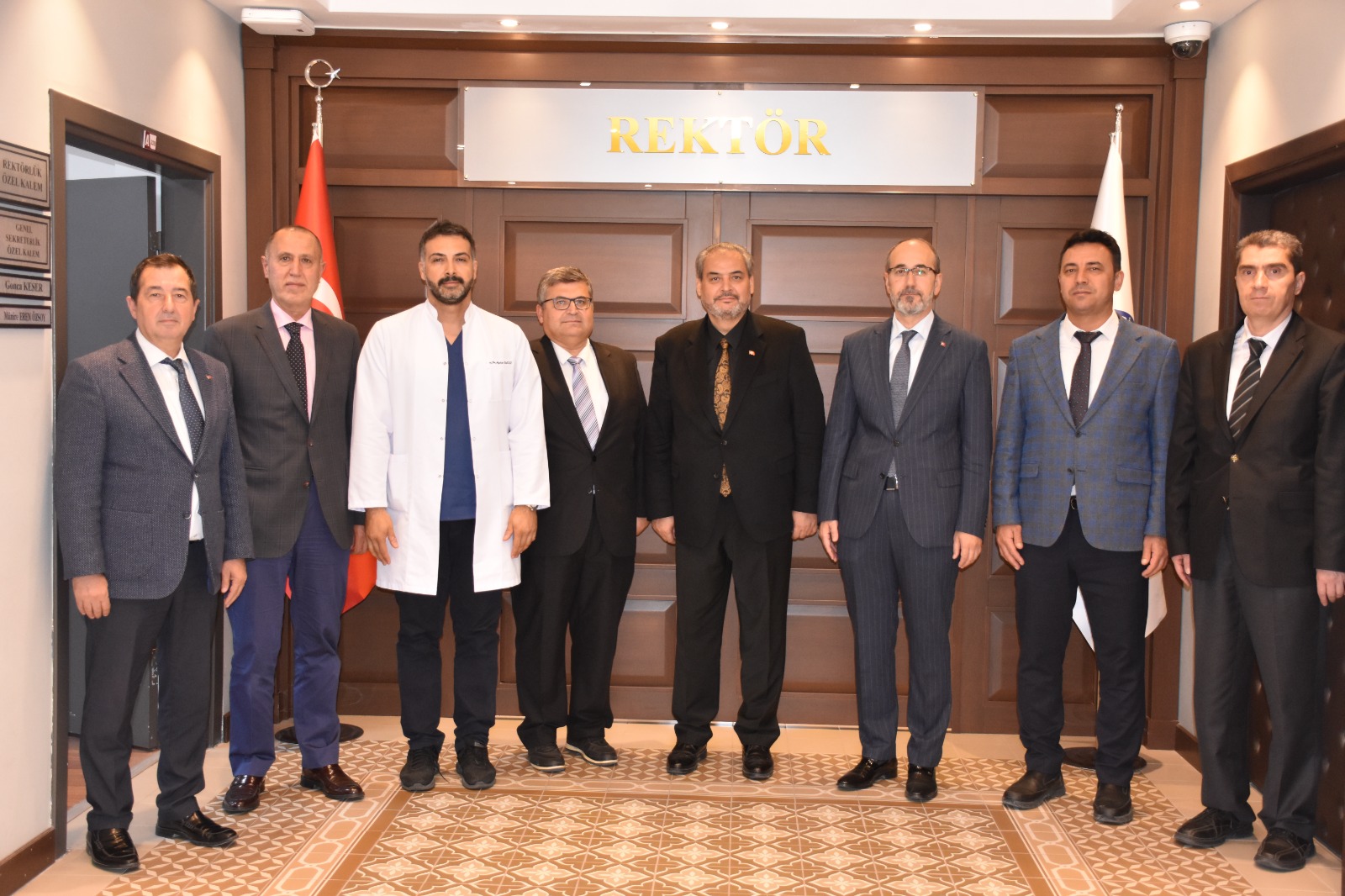 İl Sağlik Müdürü Öztürk’ten Rektör Aslan’a Zi̇yaret (2)