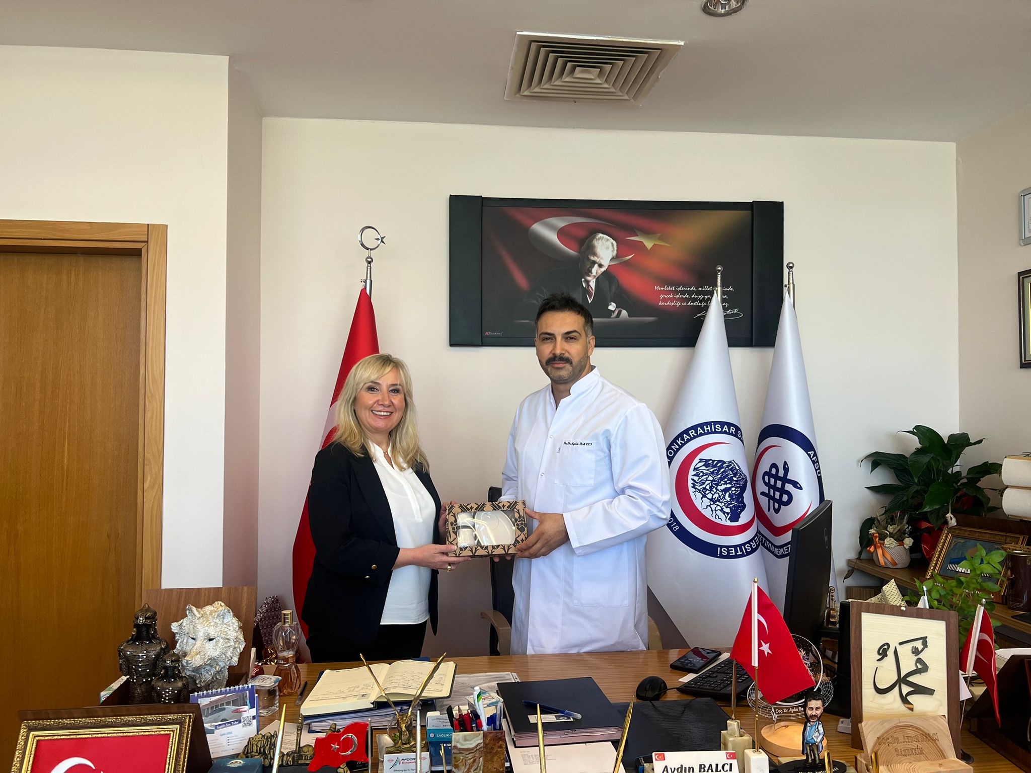 Mhp Kaçep Üyeleri̇nden Afsü’ye Destek Zi̇yareti̇ (2)