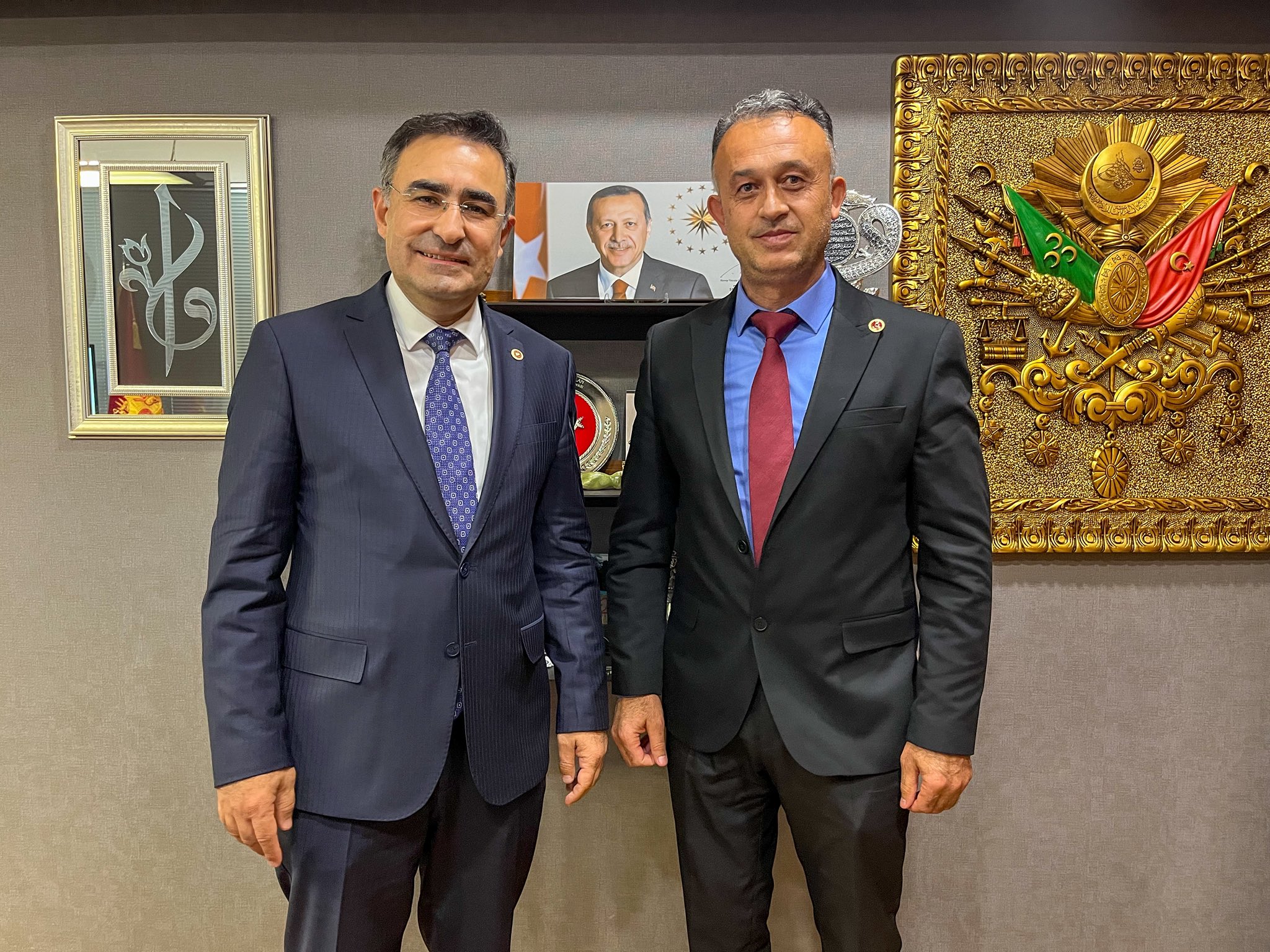 Mi̇lletveki̇li̇ Arslan’a Tbmm’de Teşki̇lat Ve Muhtarlardan Zi̇yaret (1)