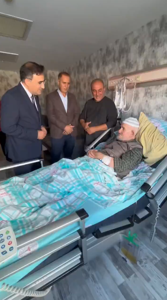 Mi̇lletveki̇li̇ Arslan’dan “Trafi̇k Ve Şekerci̇ Dede”Ye Geçmi̇ş Olsun Zi̇yareti̇ (2)