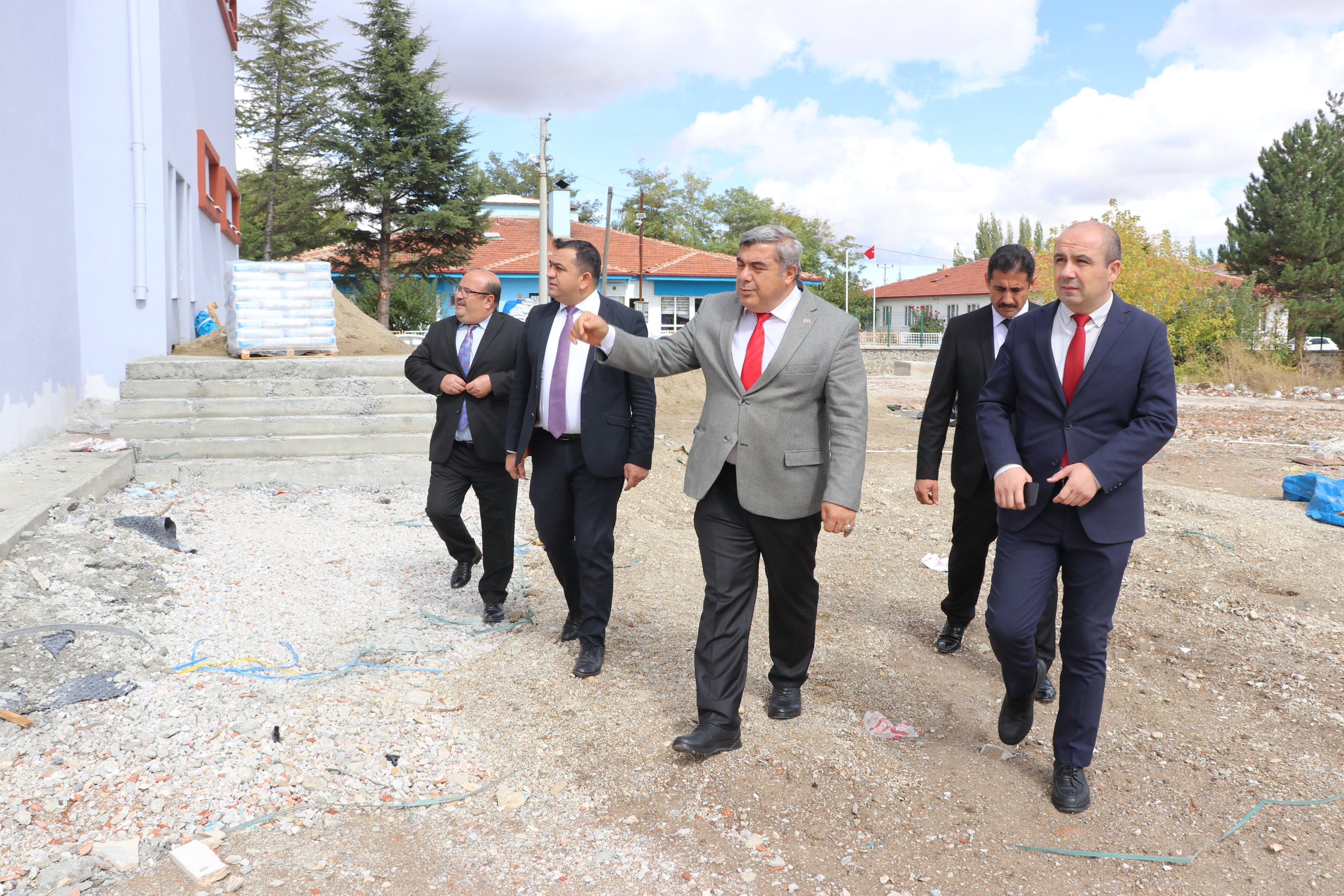 Müdür Sünnetci̇ Çi̇ği̇ltepe Mtal İnşaatini İnceledi̇ (1)