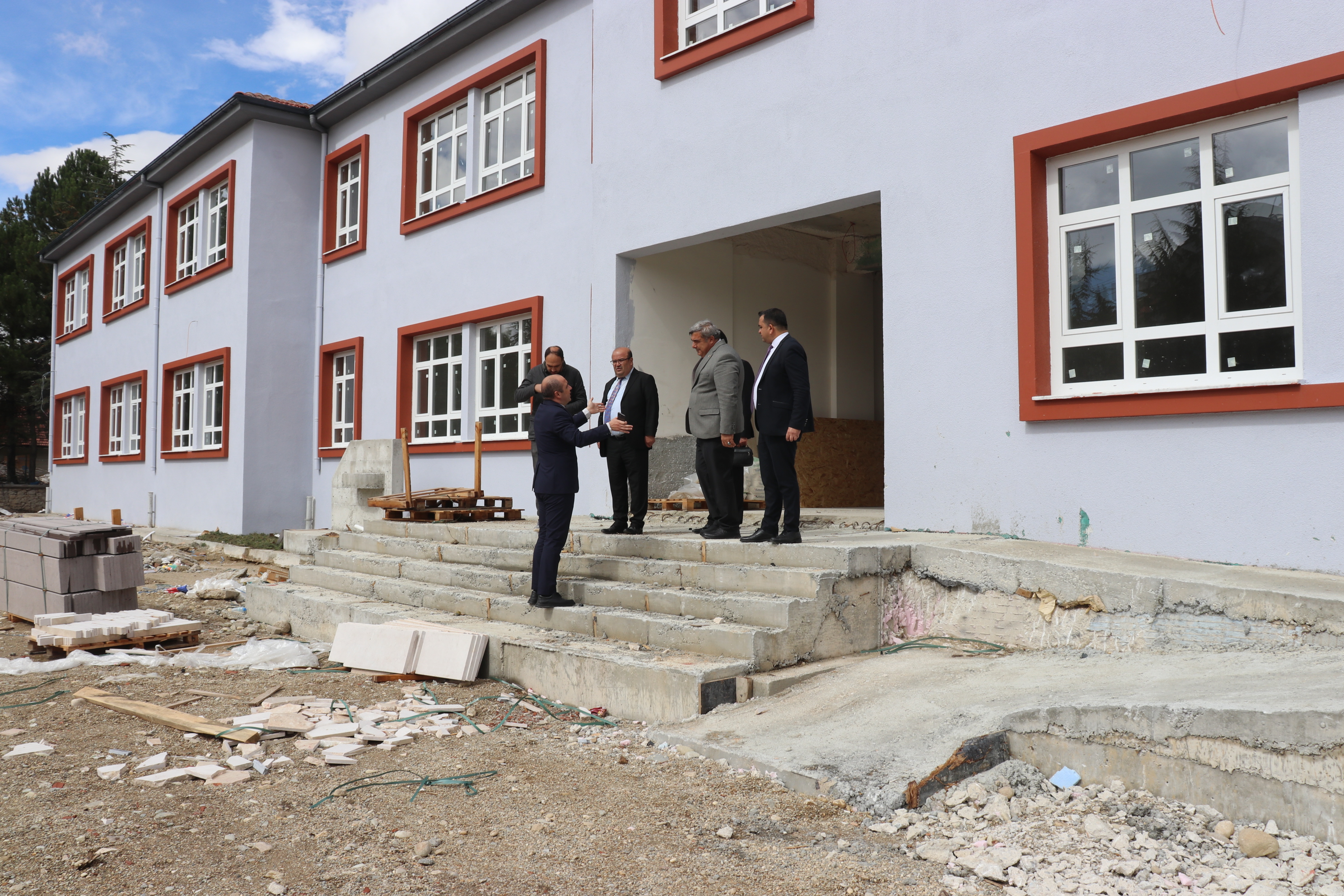 Müdür Sünnetci̇ Çi̇ği̇ltepe Mtal İnşaatini İnceledi̇ (3)