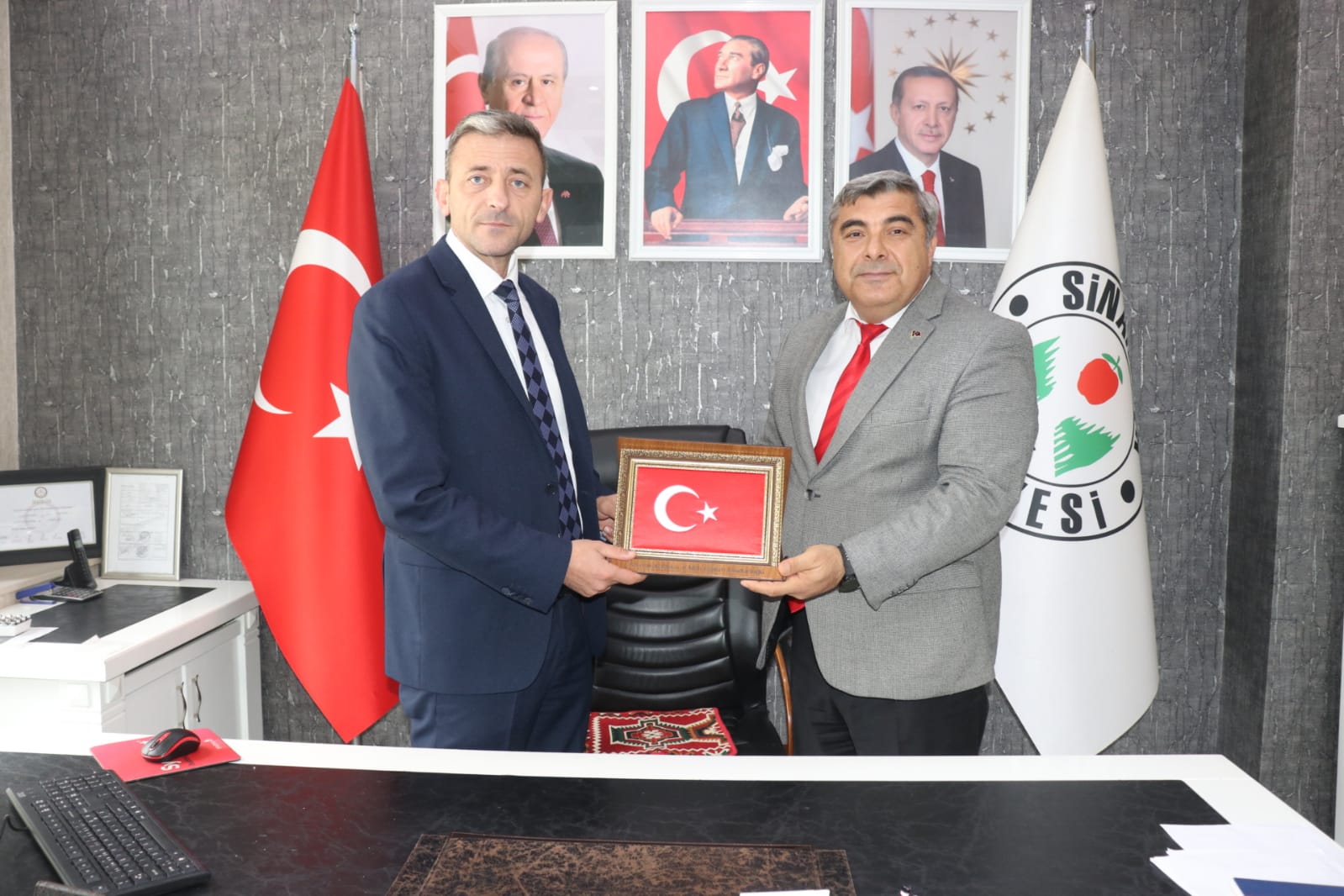 Müdür Sünnetci̇’den Başkan Yildirim’a Zi̇yaret (2)