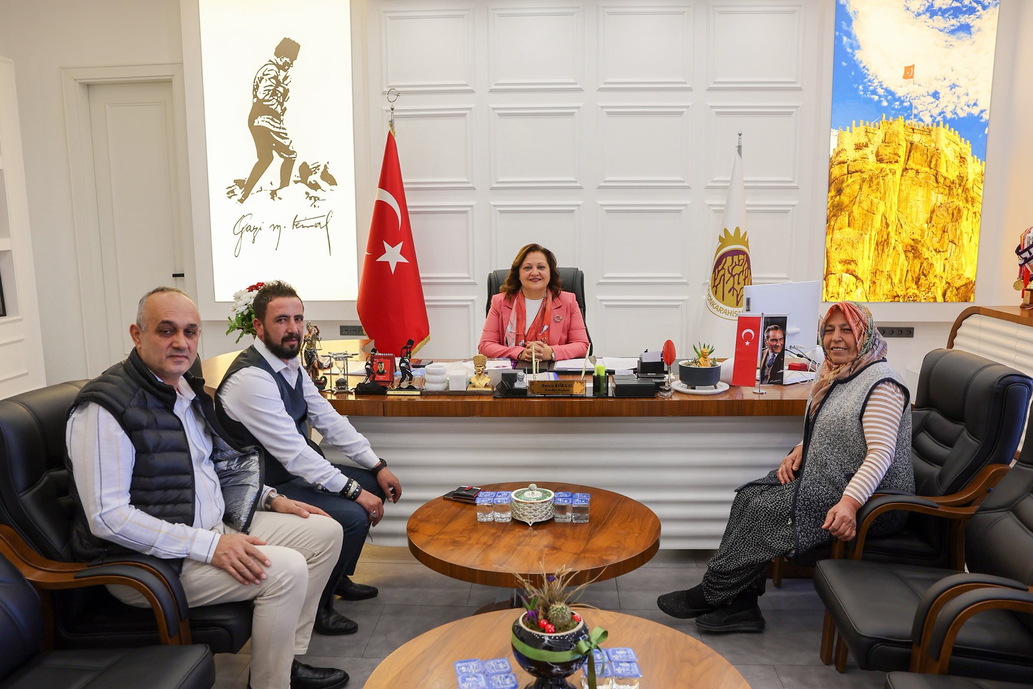 Başkan Köksal, Kirsal Emek Temsi̇lci̇leri̇ni̇ Kabul Etti̇ (1)