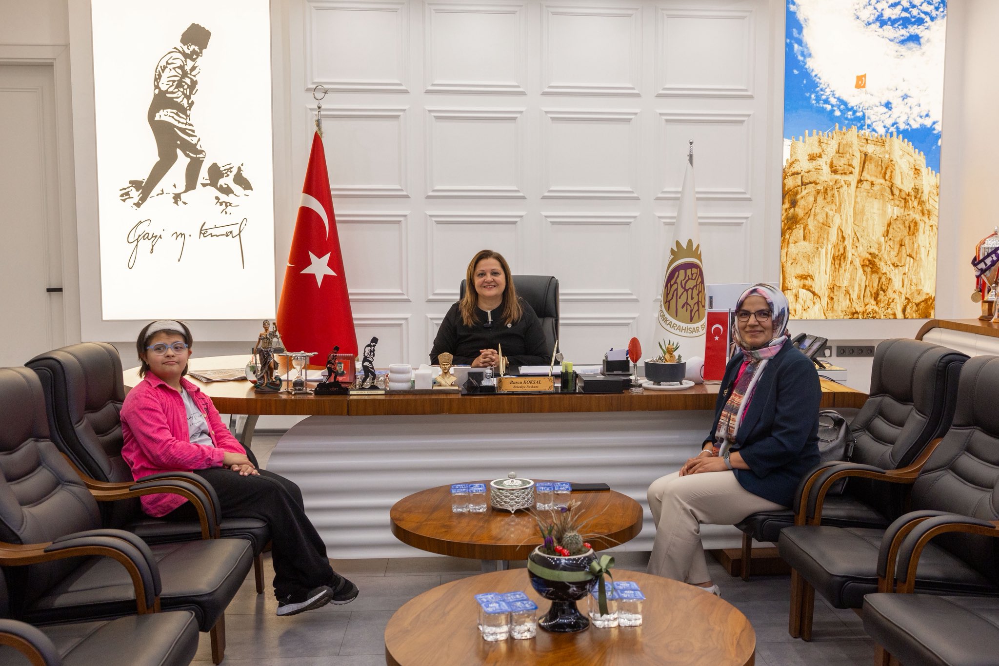 Başkan Köksal, Mi̇ni̇k Pinar İle Bi̇r Araya Geldi̇