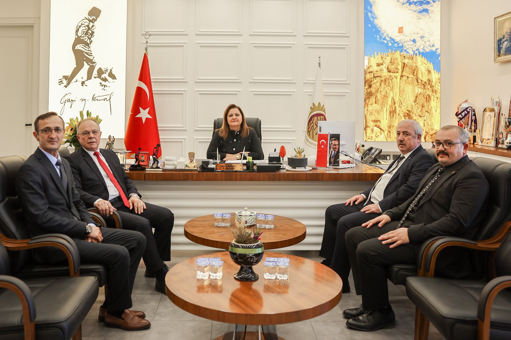 Beledi̇ye İş Sendi̇kasi’ndan Başkan Köksal’a Zi̇yaret