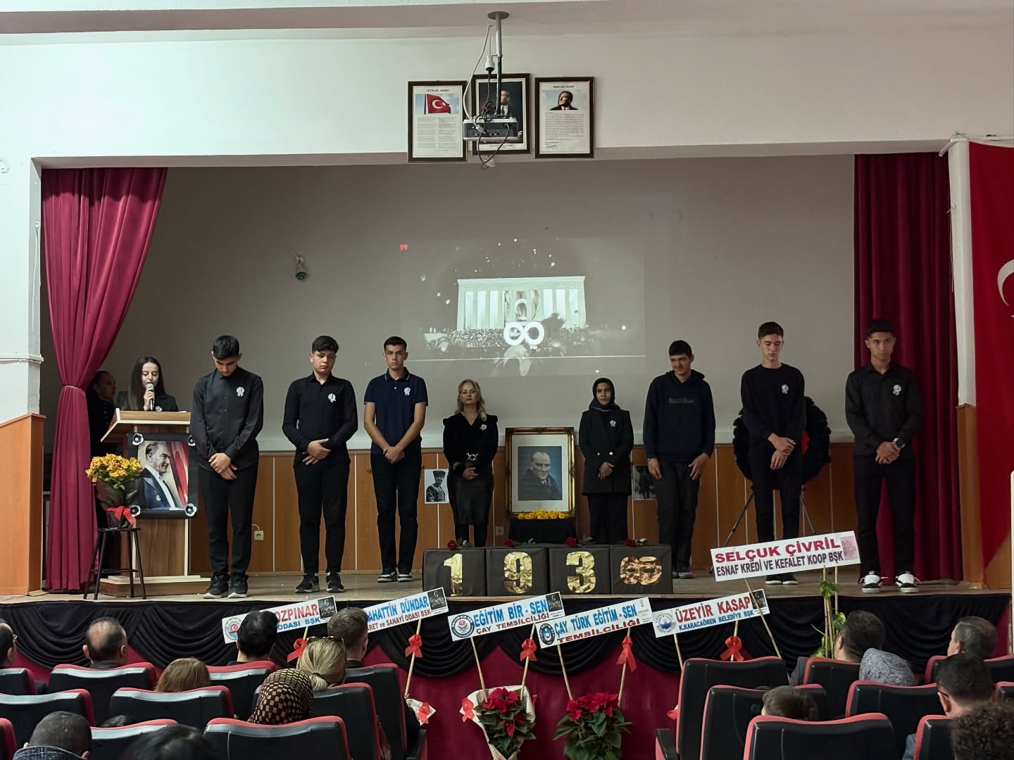 Çay’in Kalbi̇ 10 Kasim’da Atatürk İçi̇n Atiyor (6)