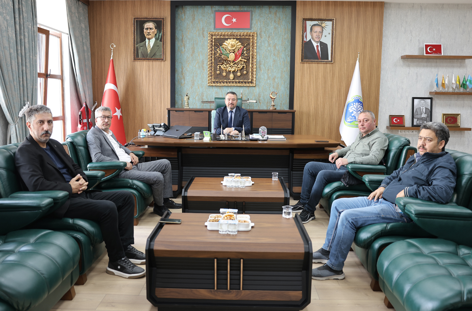 Sandikli Bi̇lsem’den Beledi̇ye Başkani Öztaş’a Proje Zi̇yareti̇