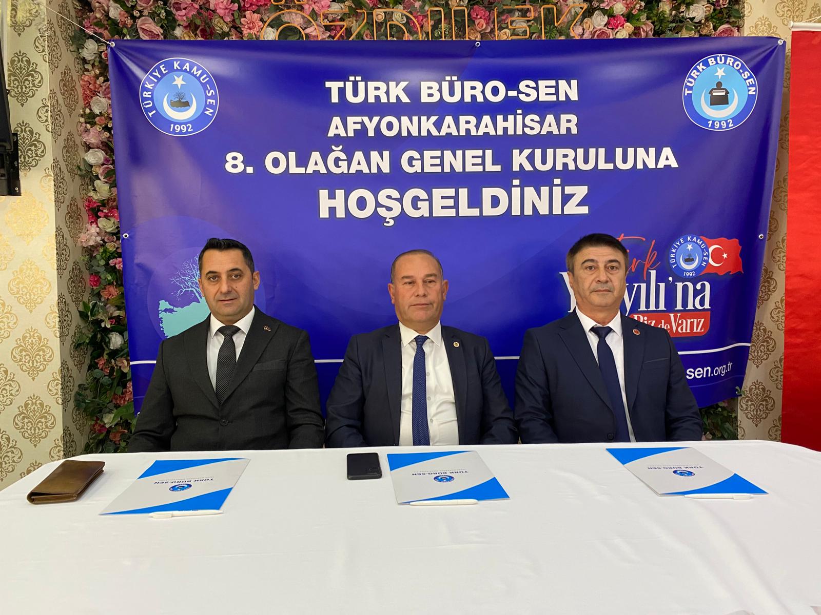 Türk Büro Sen Afyonkarahi̇sar Şubesi̇ 8. Olağan Genel Kurulunu Başladi 1