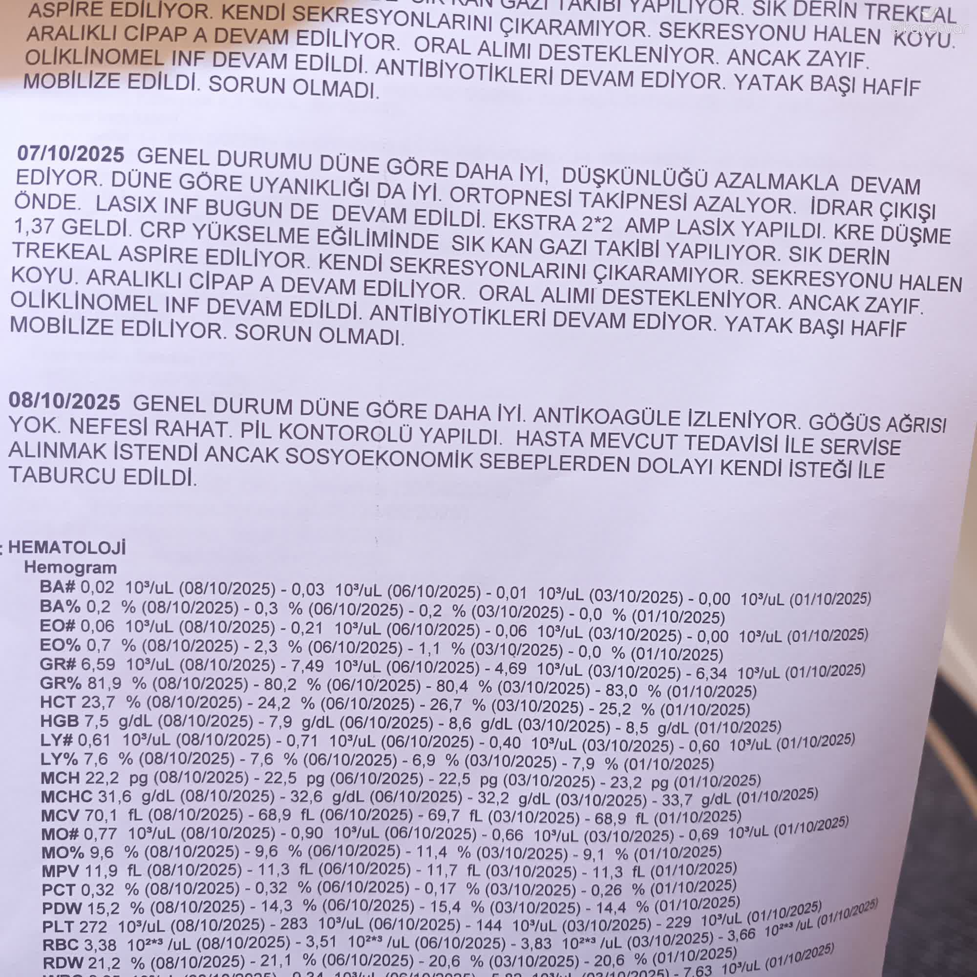 Yogun Bakimdan Bilgisiz Sevk Ve Sonrasi Vefat Hastane Surecindeki Ihmaller 3